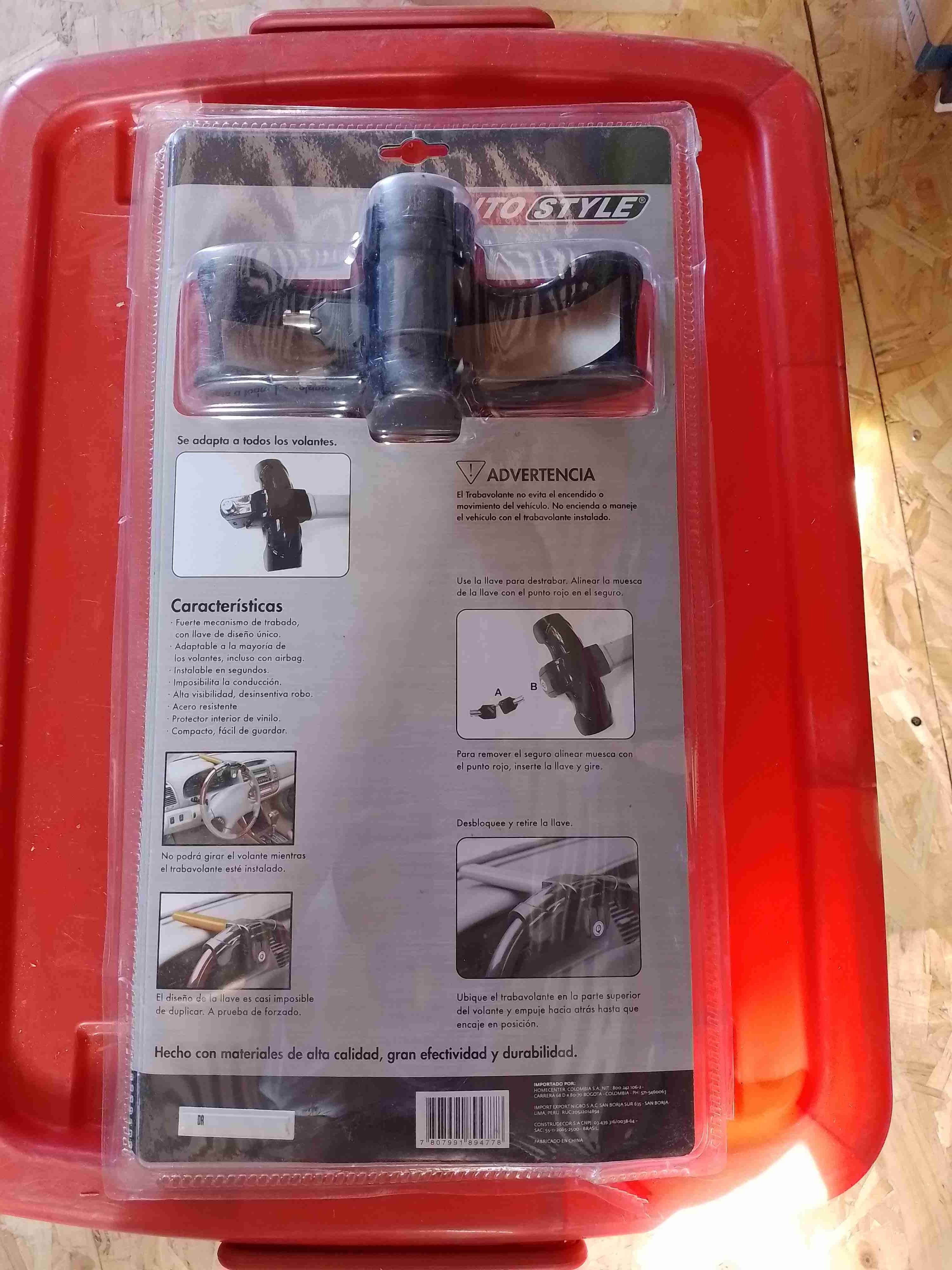 Trabavolante antirrobo AutoStyle - miniatura 2