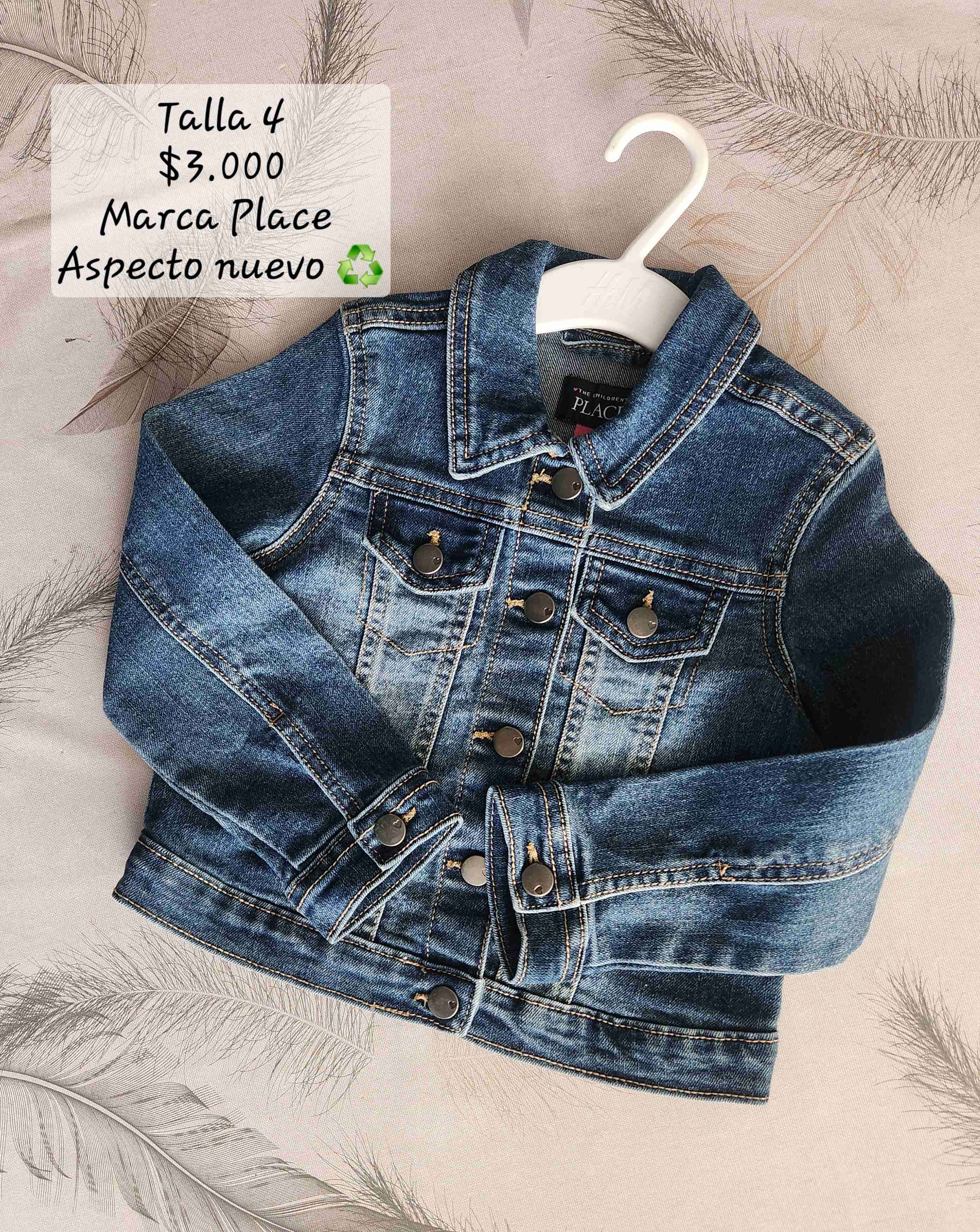 Chaqueta de mezclilla para niña