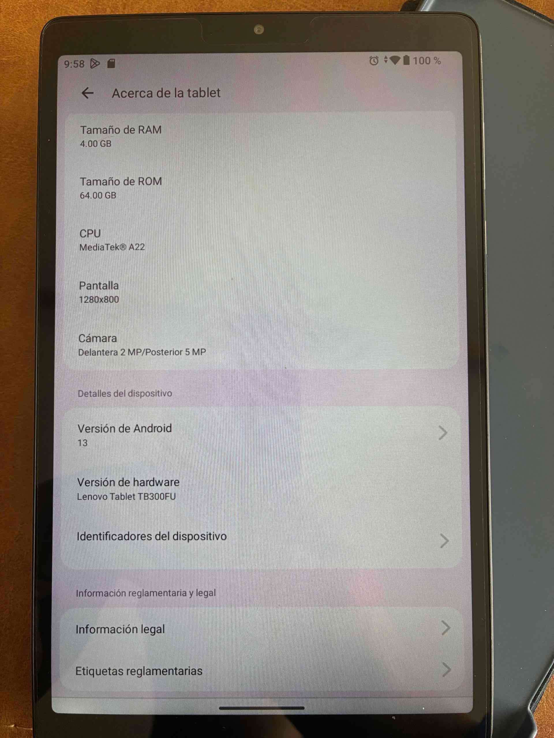 Tablet Android con pantalla HD - miniatura 4
