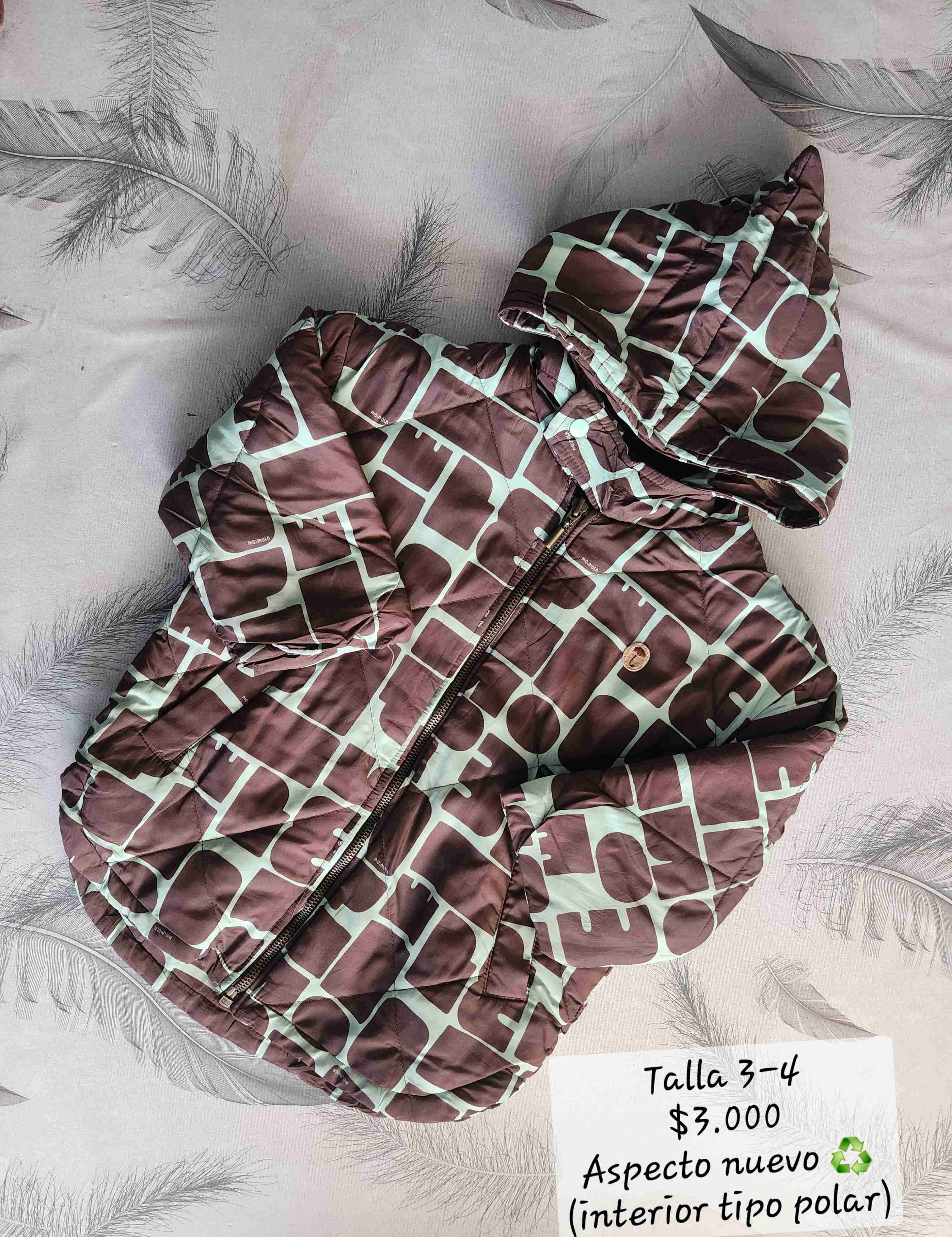 Chaqueta infantil marrón