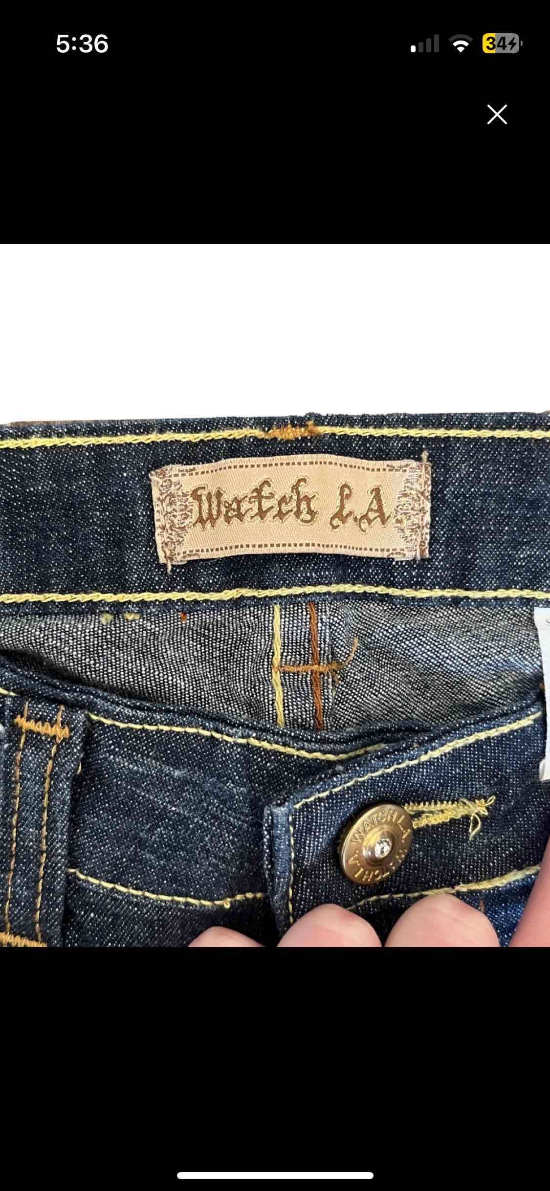 Jeans Watch L.A. azul oscuro - miniatura 1