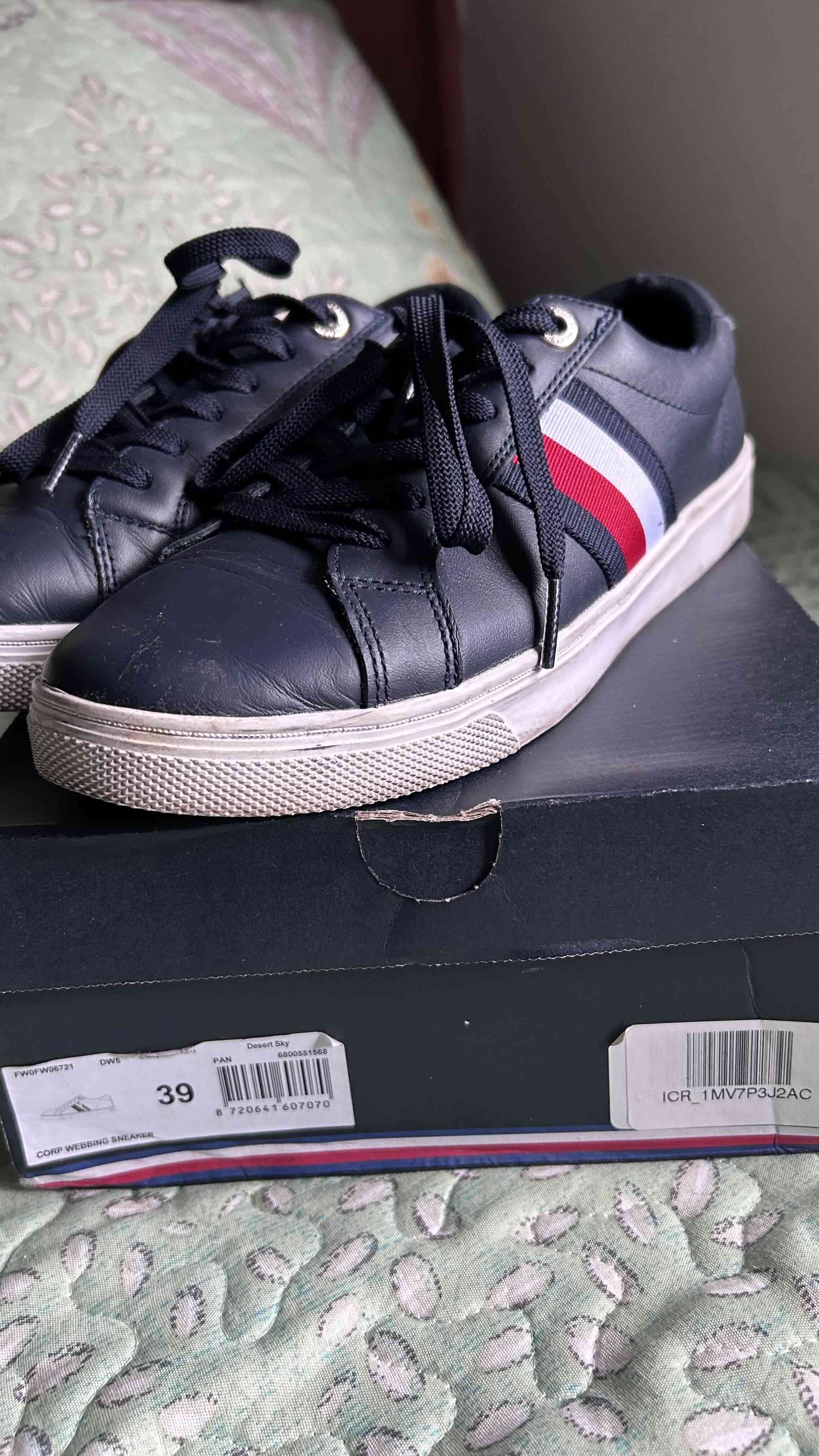 Zapatillas deportivas azul marino Tommy - miniatura 1