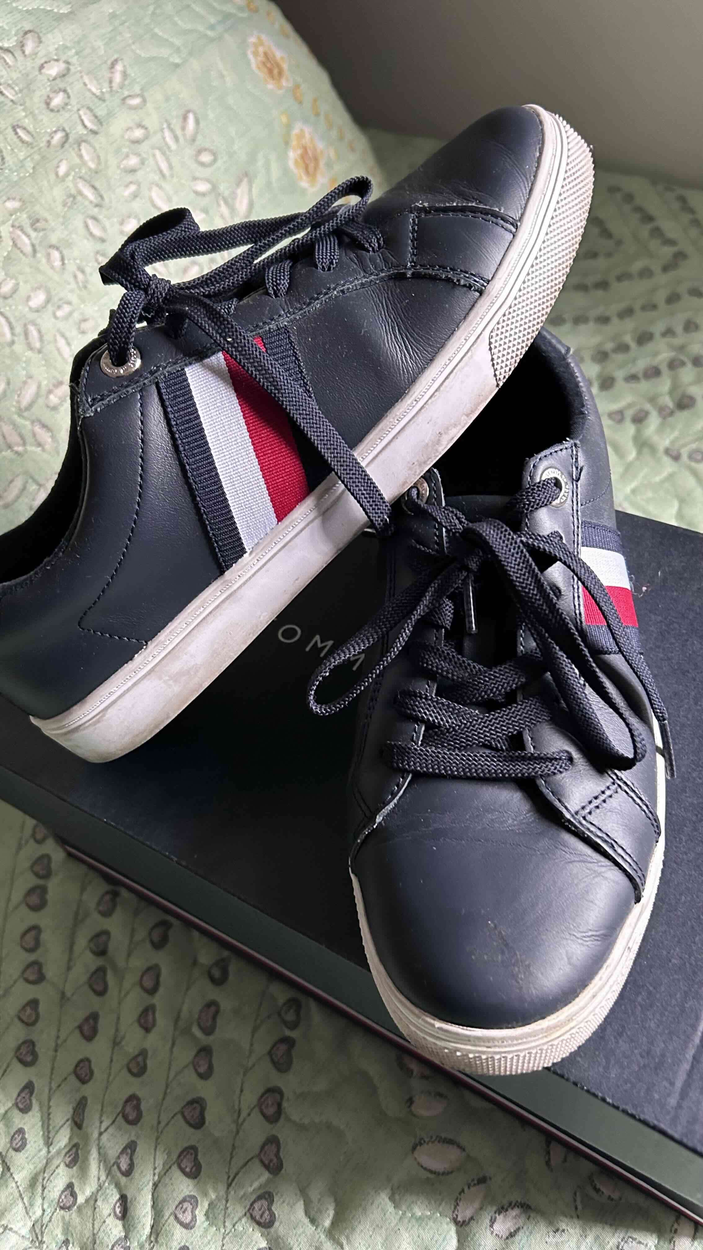 Zapatillas deportivas azul marino Tommy - miniatura 4