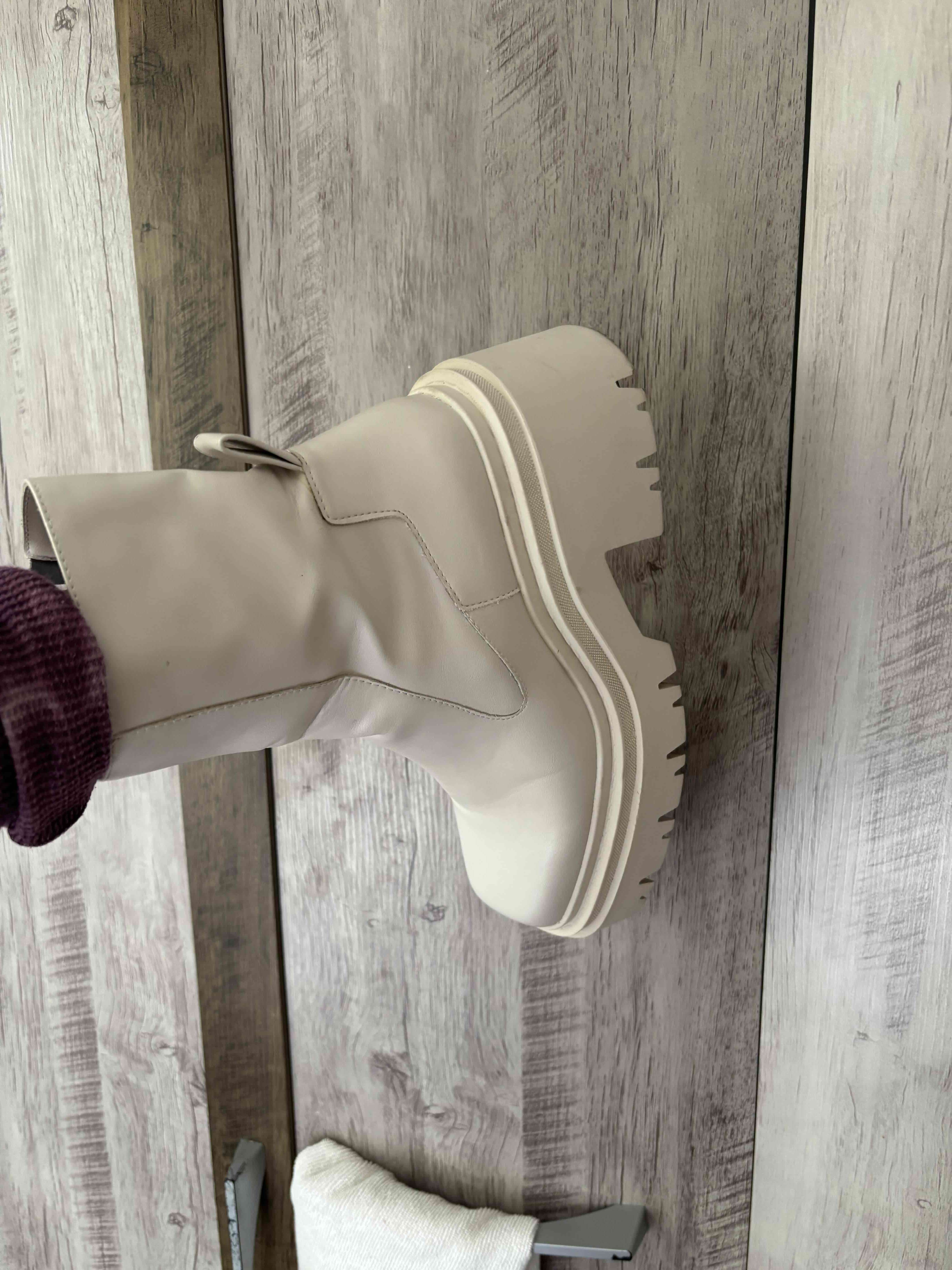 Botas blancas de mujer Zara - miniatura 2