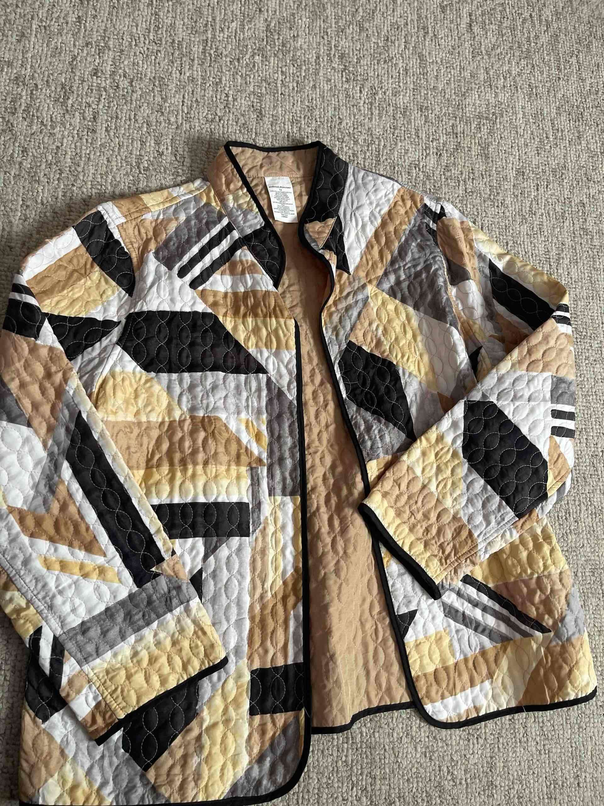 Chaqueta acolchada estampada