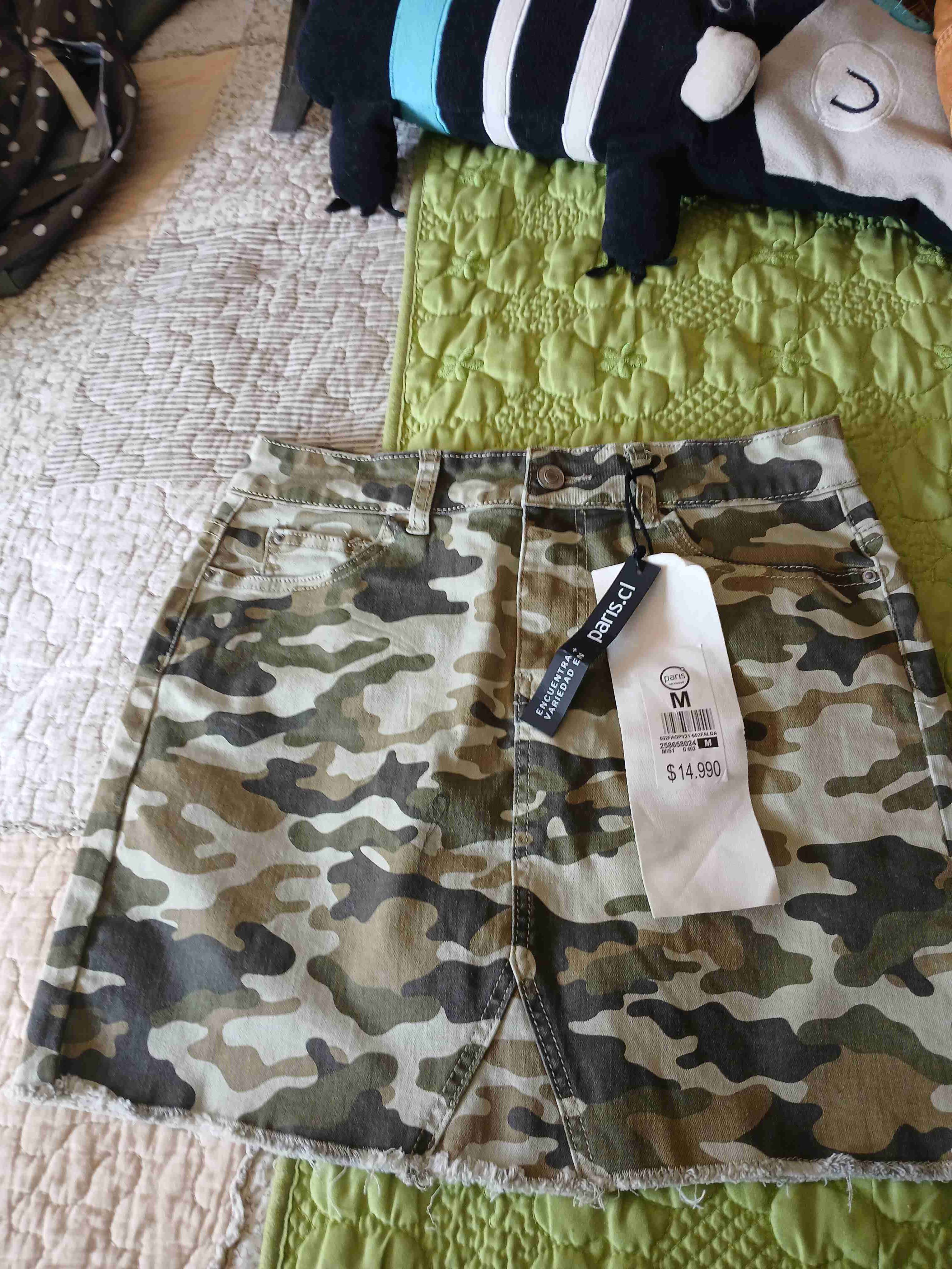 Falda camuflaje Opposite Denim - miniatura 2