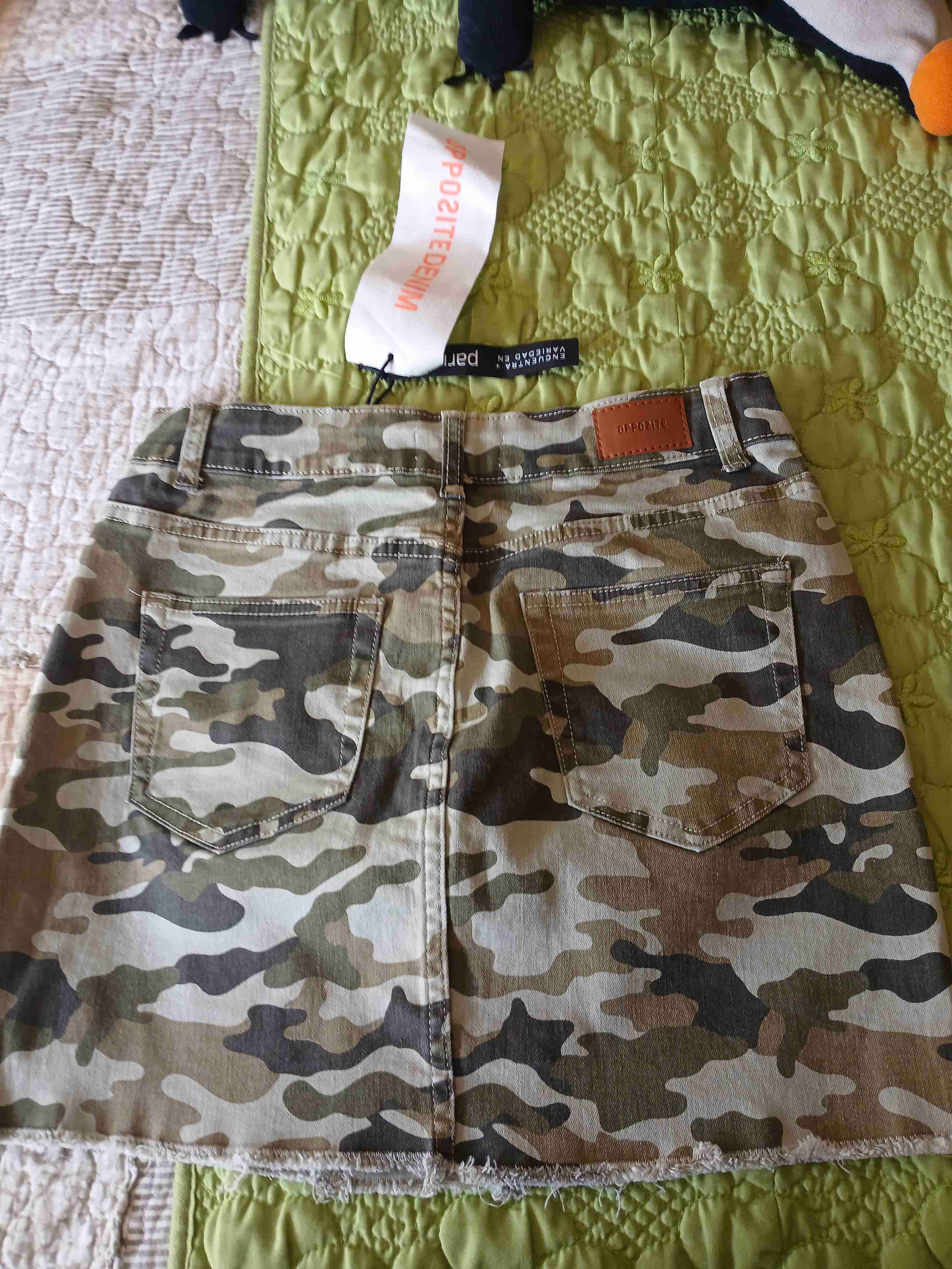 Falda camuflaje Opposite Denim - miniatura 4