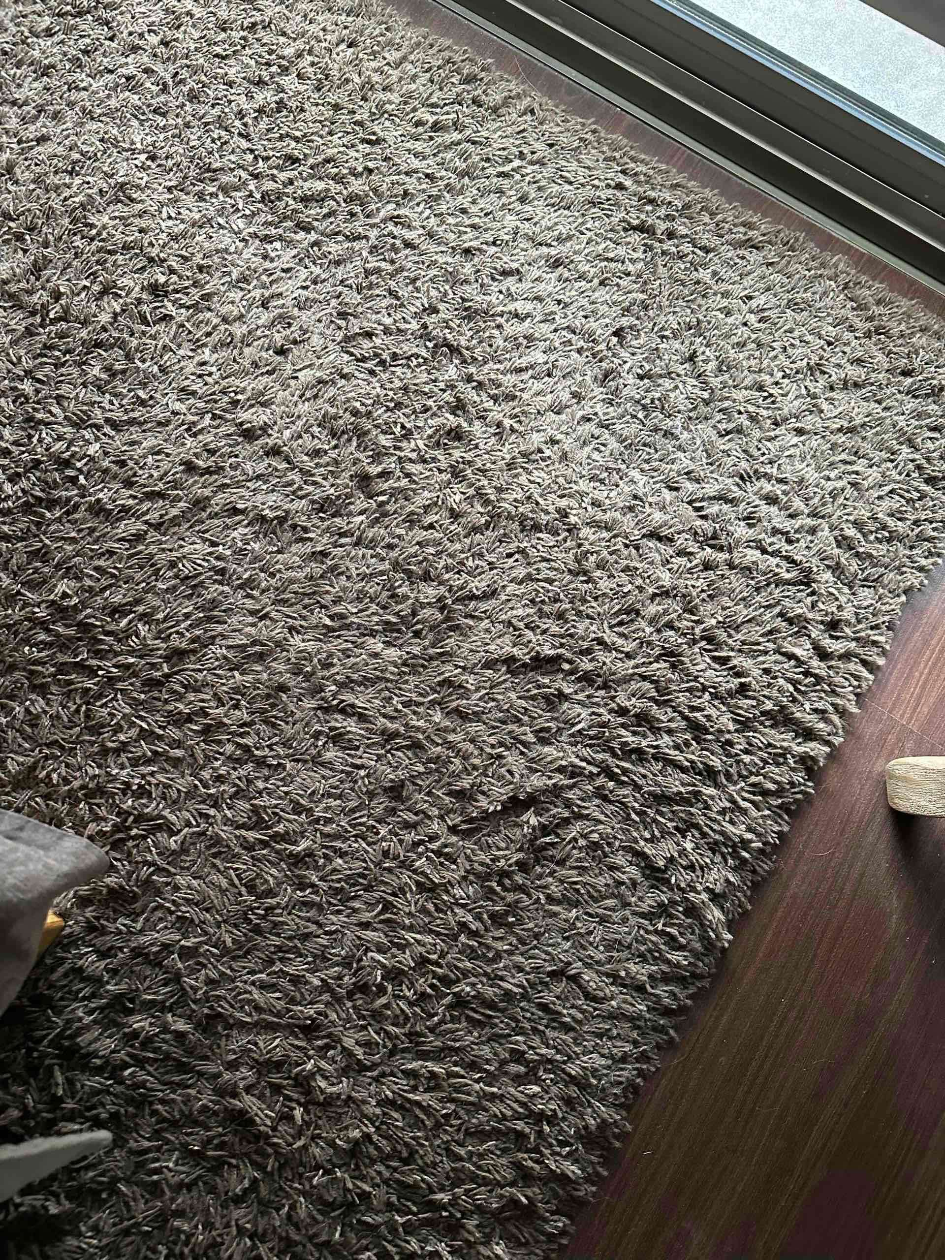 Alfombra shaggy café - miniatura 2