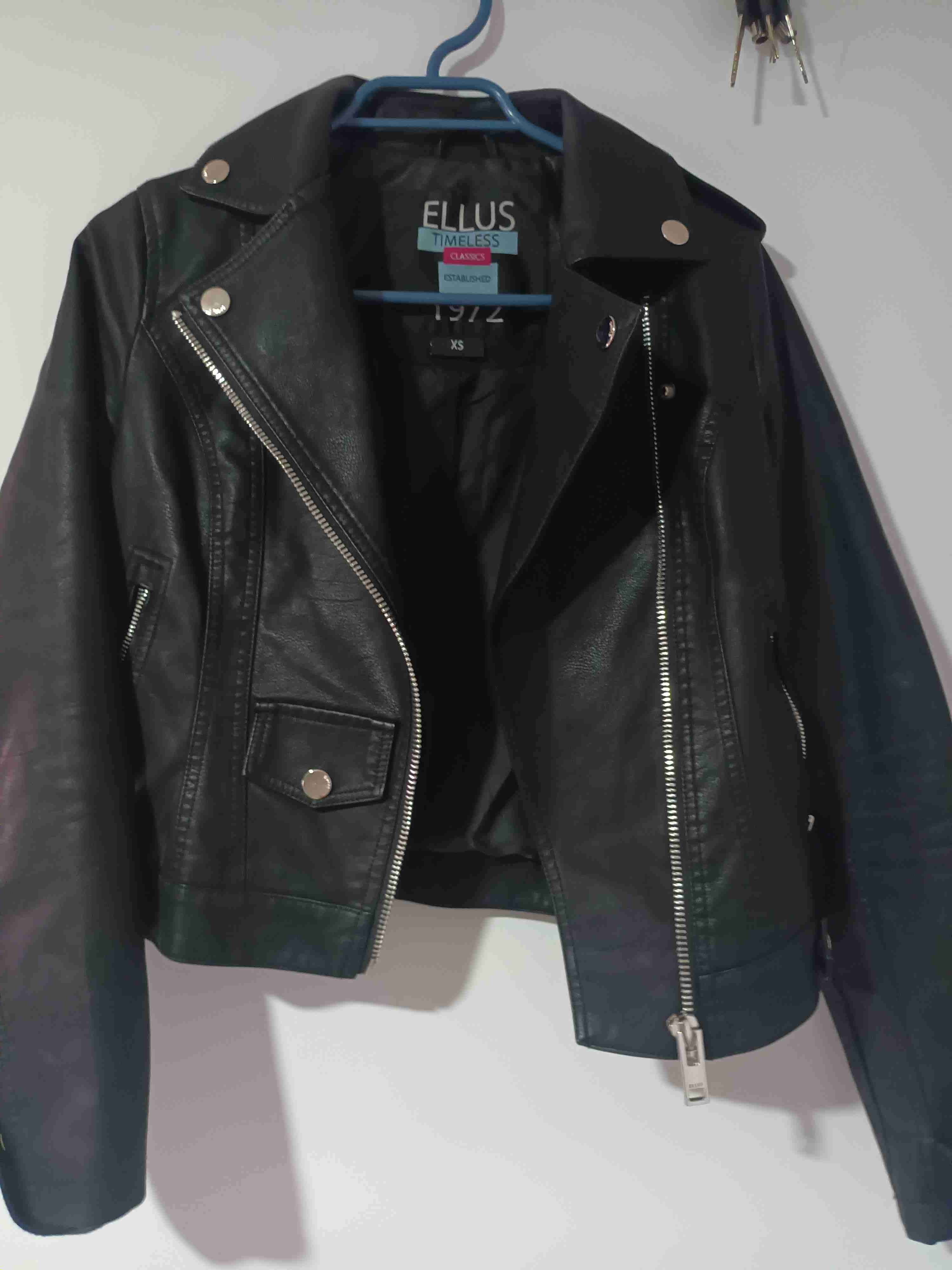 Chaqueta biker negra Ellus XS - miniatura 1