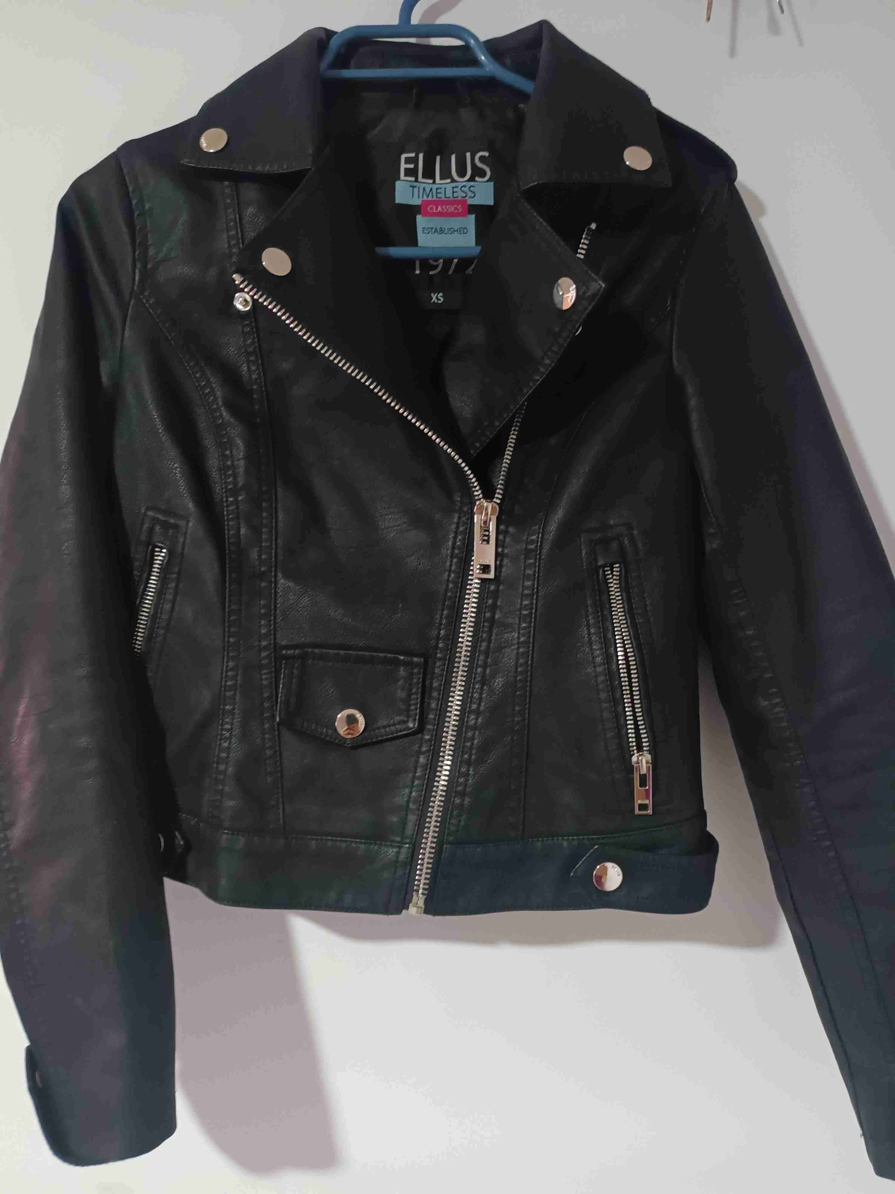 Chaqueta biker negra Ellus XS - miniatura 2