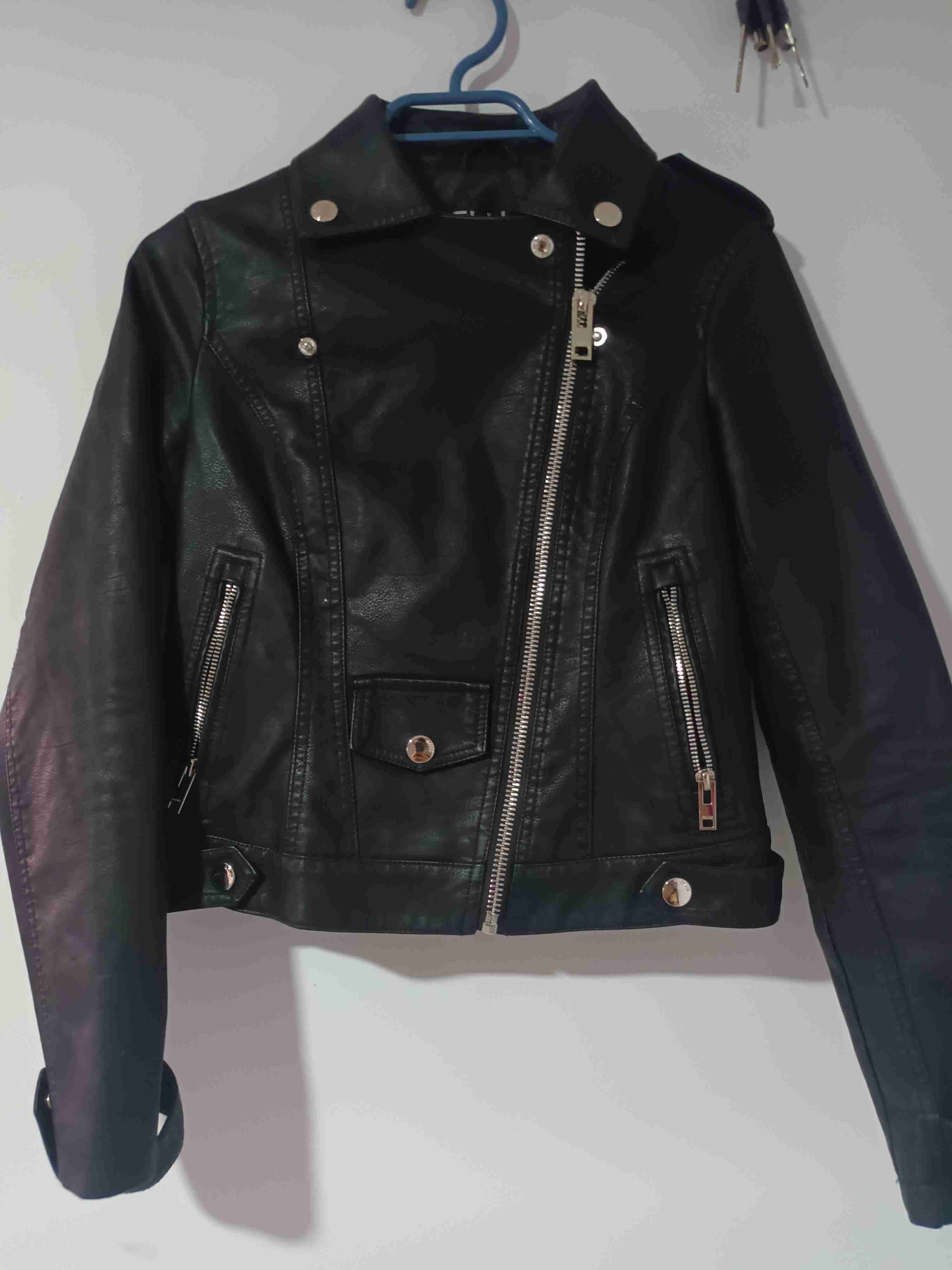 Chaqueta biker negra Ellus XS - miniatura 3