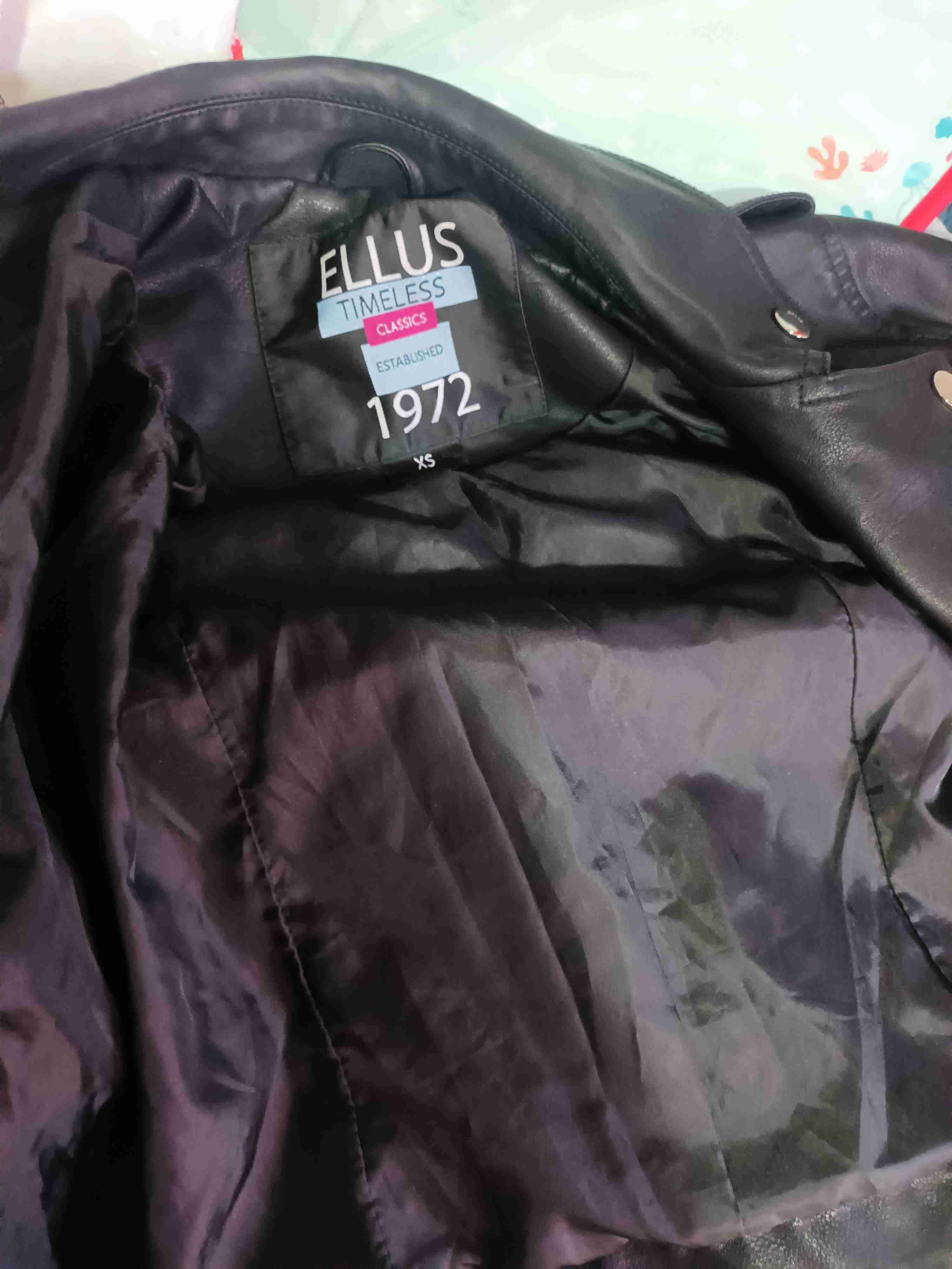 Chaqueta biker negra Ellus XS - miniatura 4
