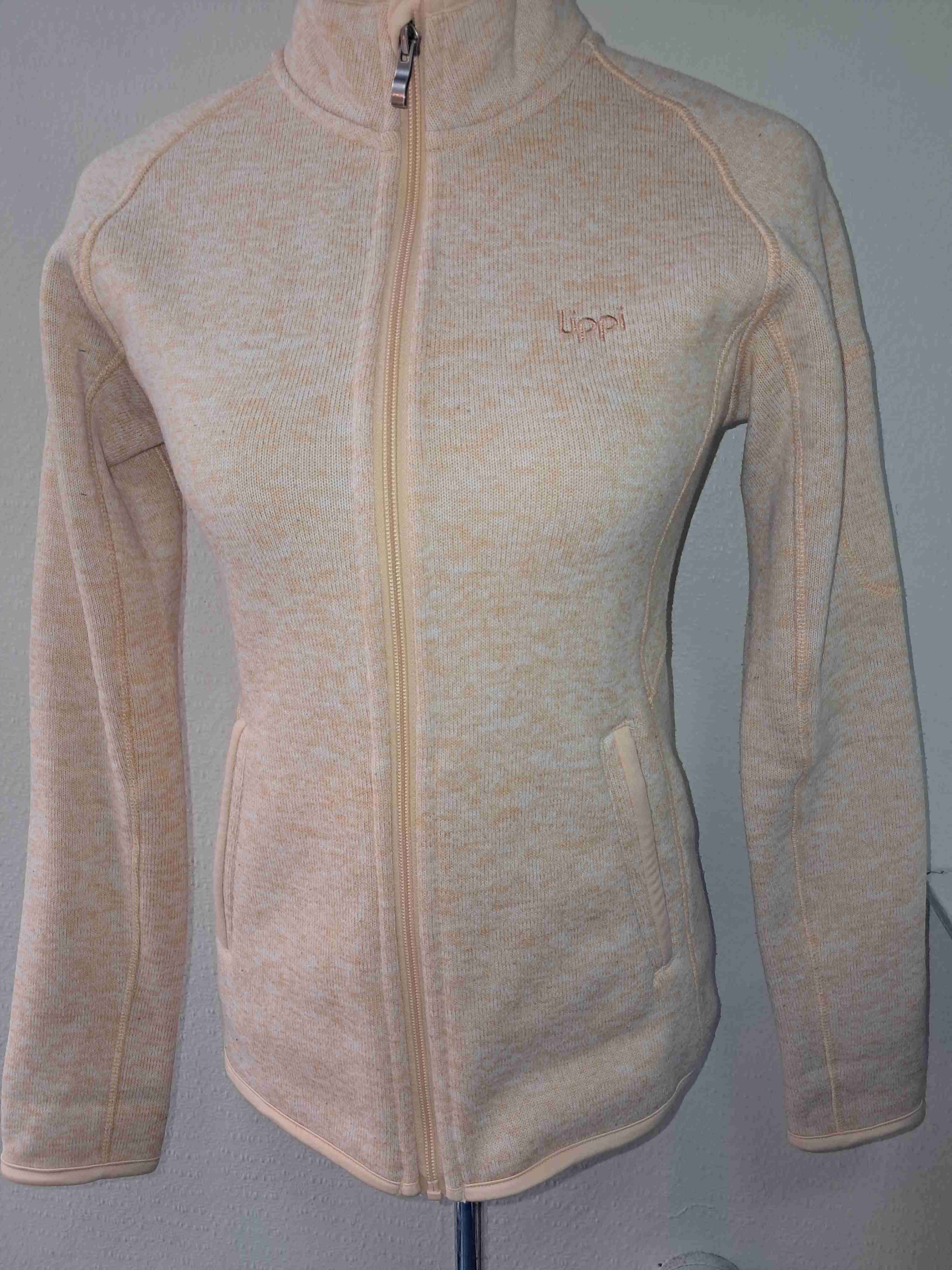 Chaqueta beige con cierre Lippi - miniatura 1