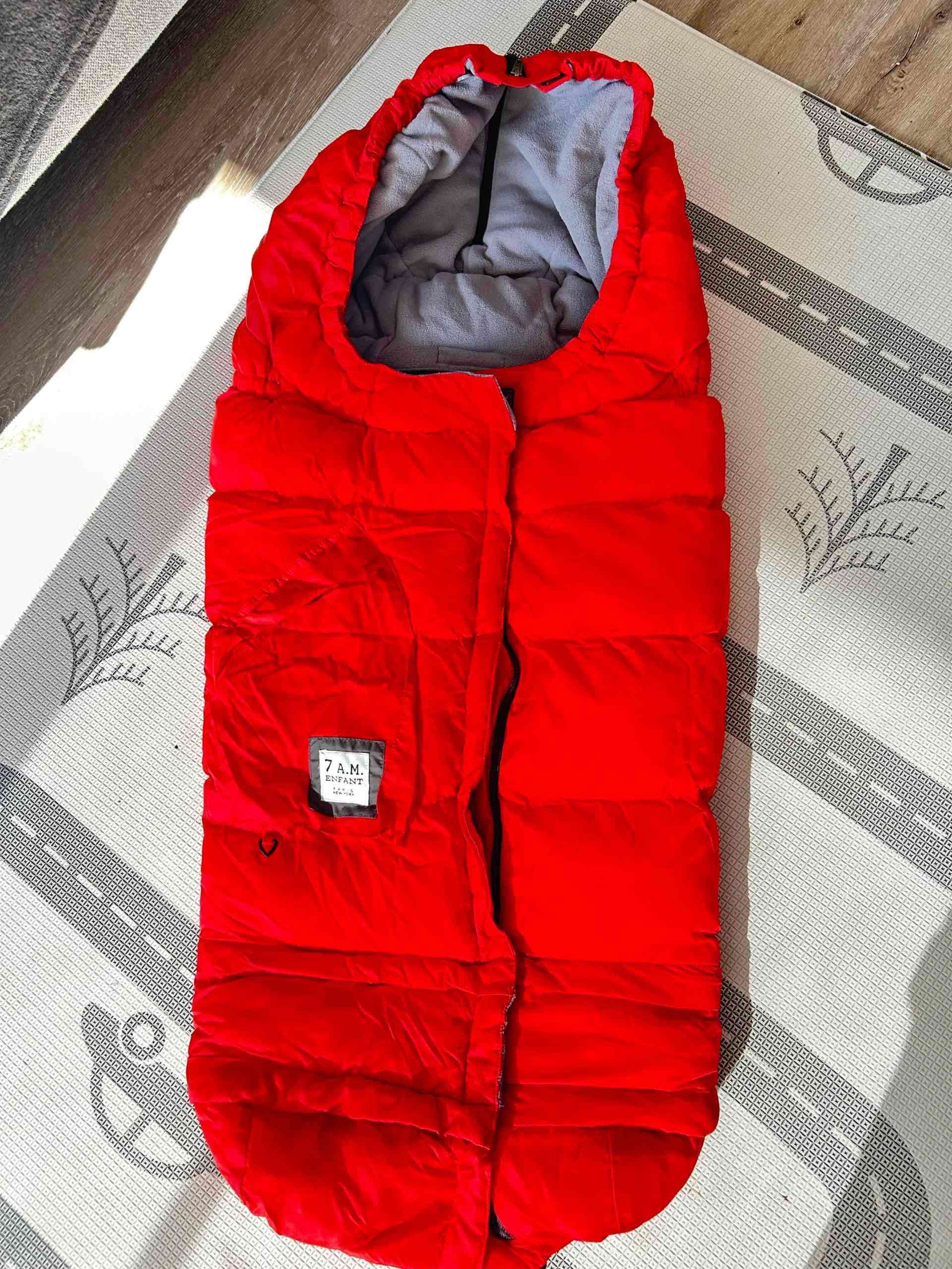 Saco de coche rojo para bebé - miniatura 1