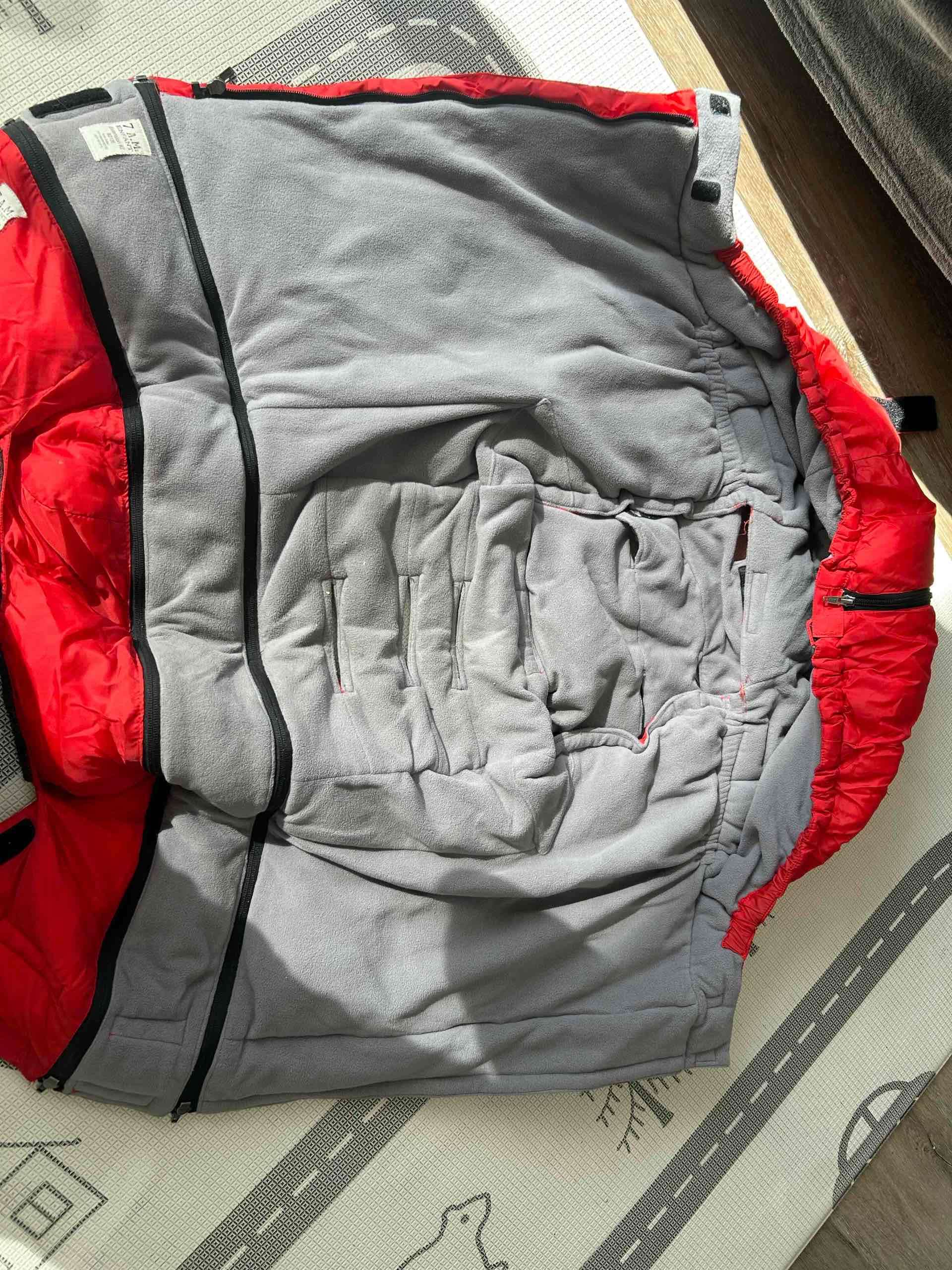 Saco de coche rojo para bebé - miniatura 5