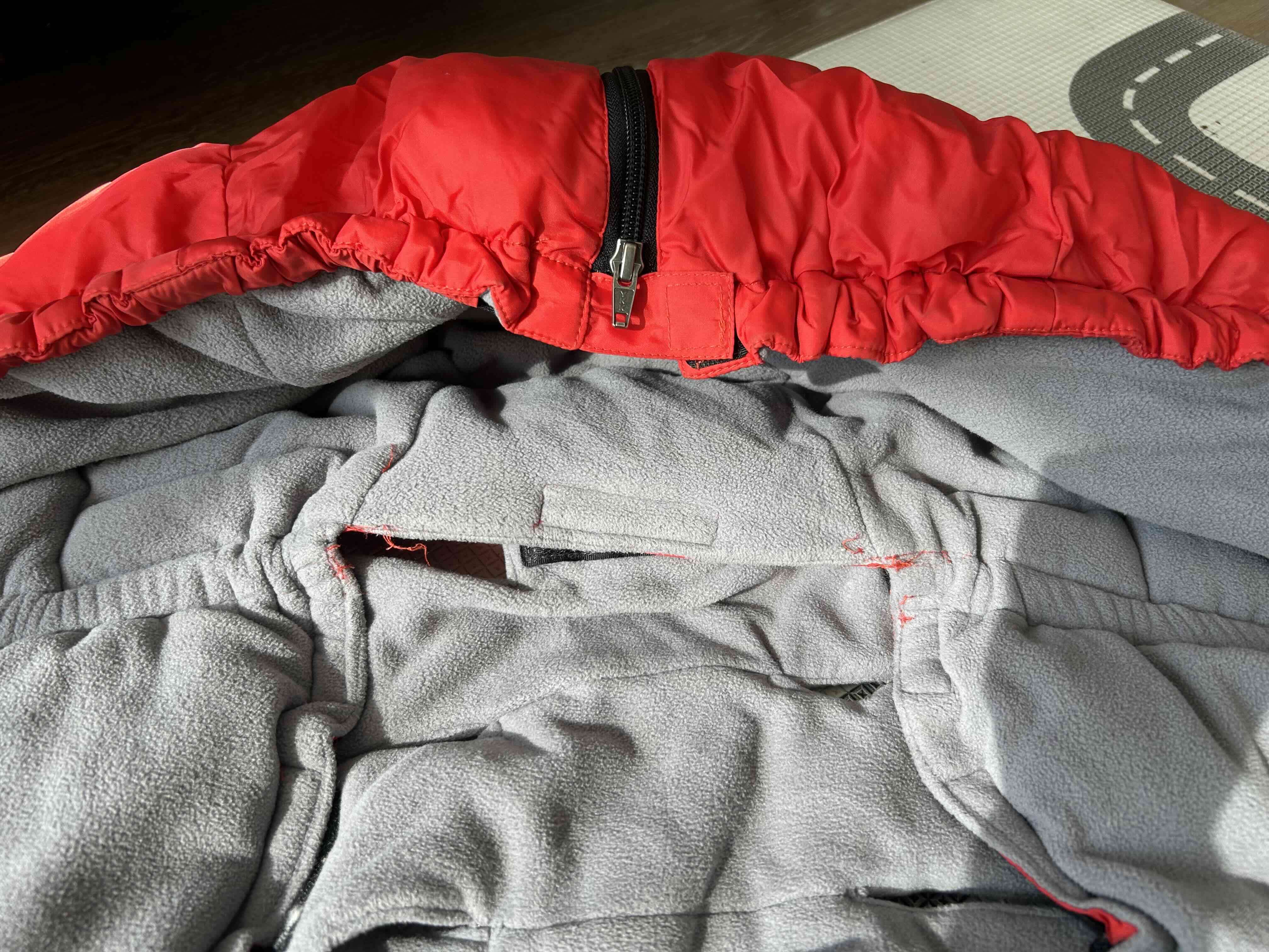 Saco de coche rojo para bebé - miniatura 6