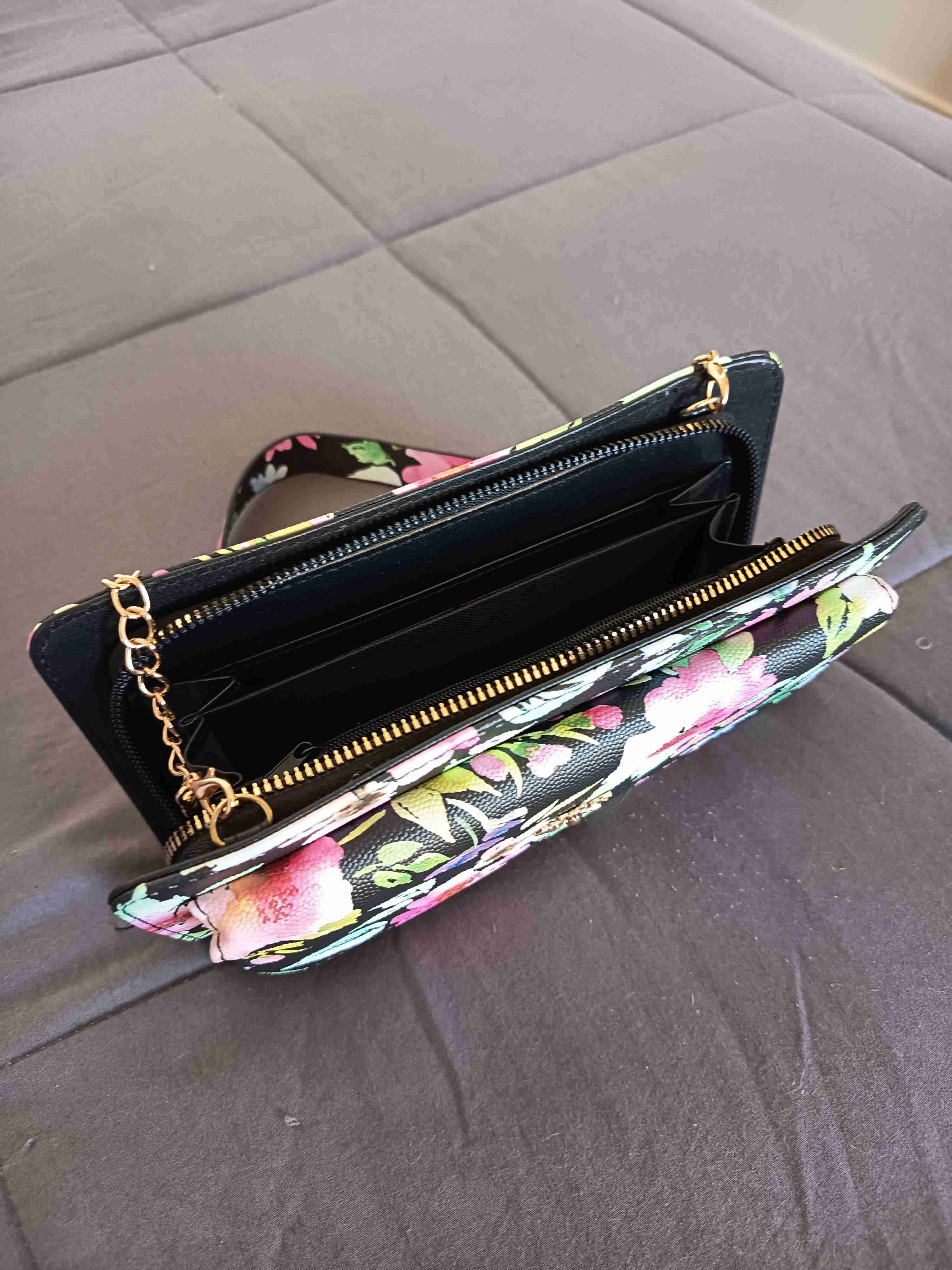 Cartera floral con cadena - miniatura 2