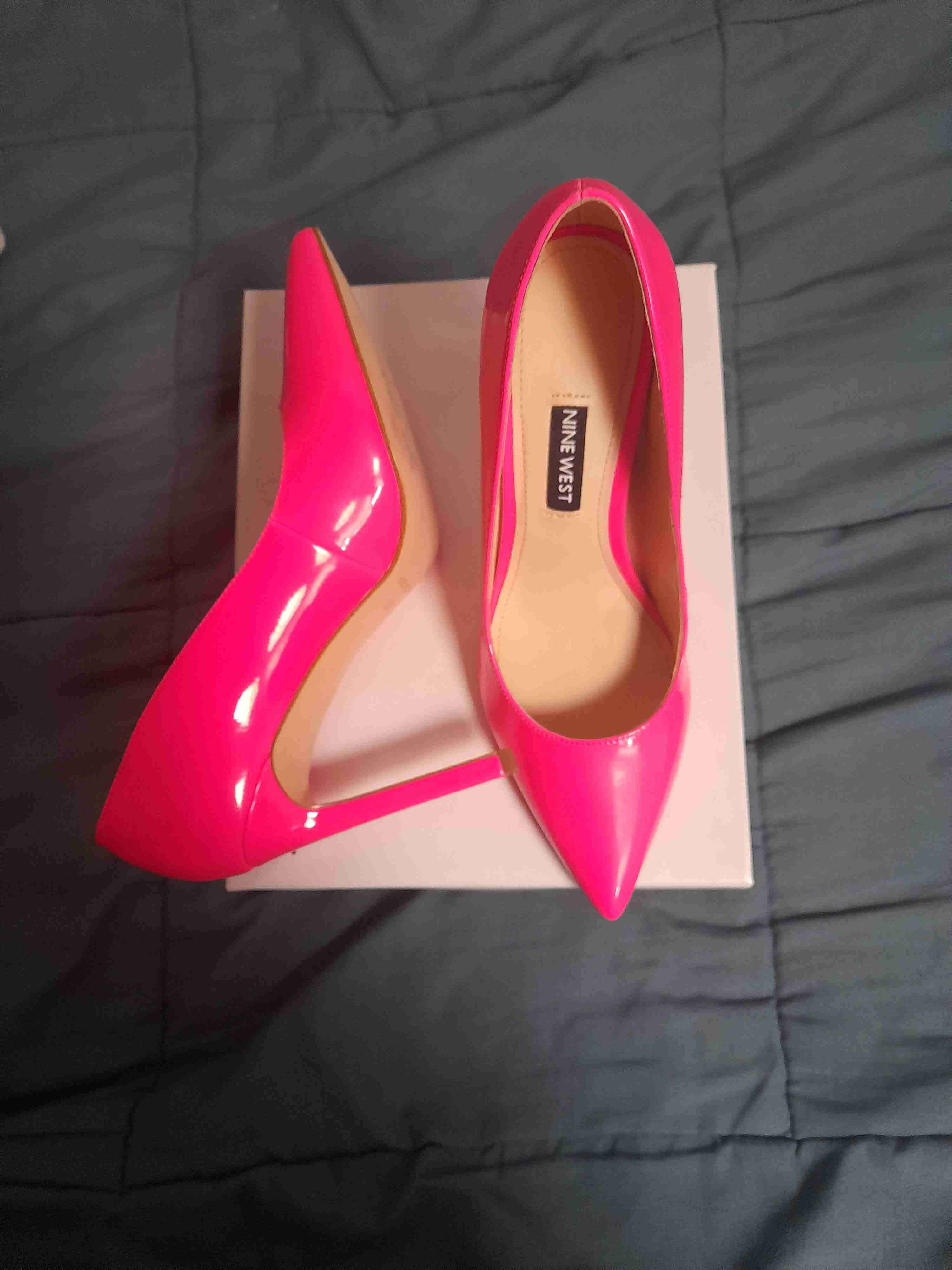 Zapatos de tacón rosa Nine West - miniatura 1