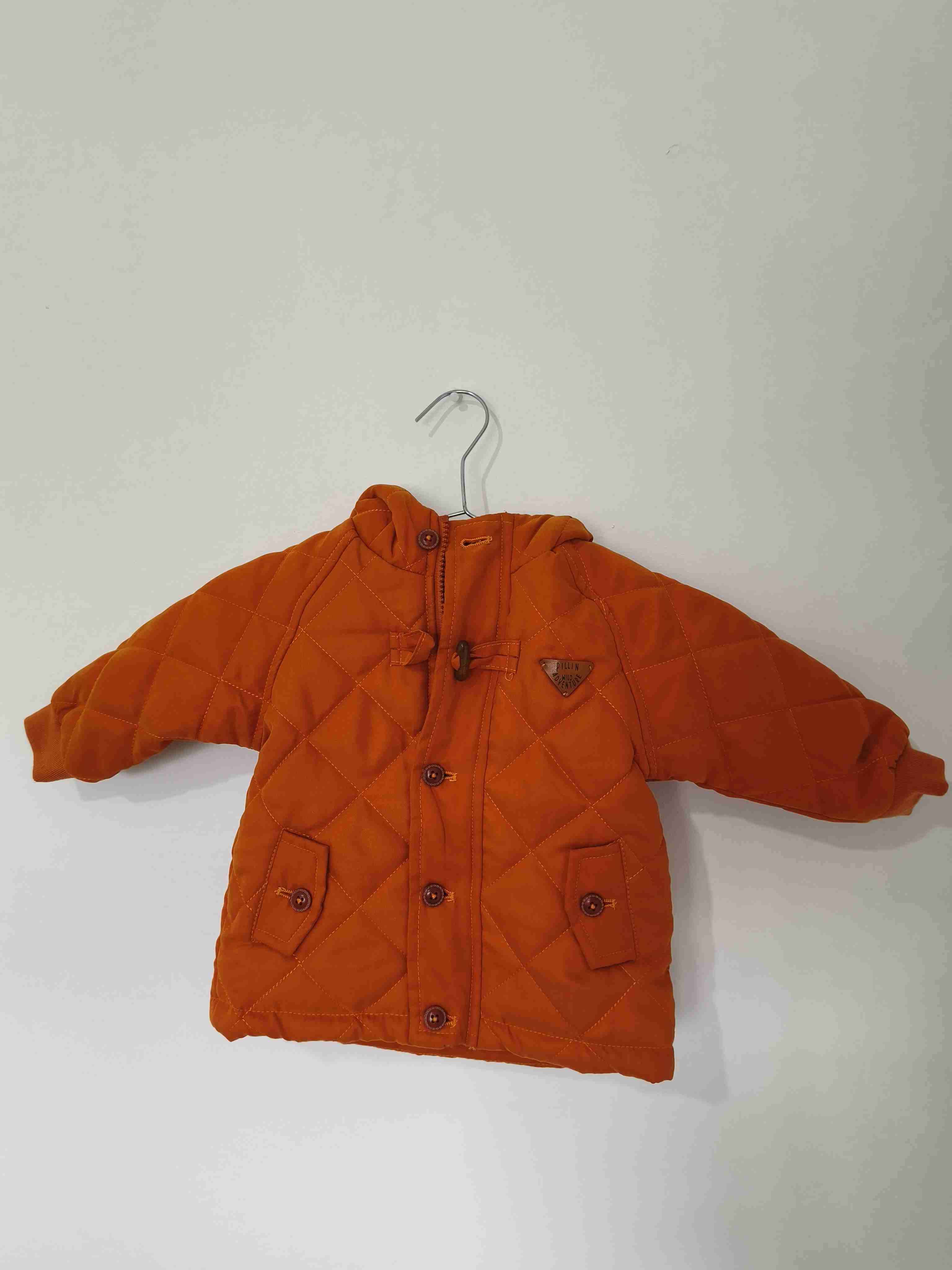 Chaqueta Pillin acolchada naranja para niño - miniatura 1
