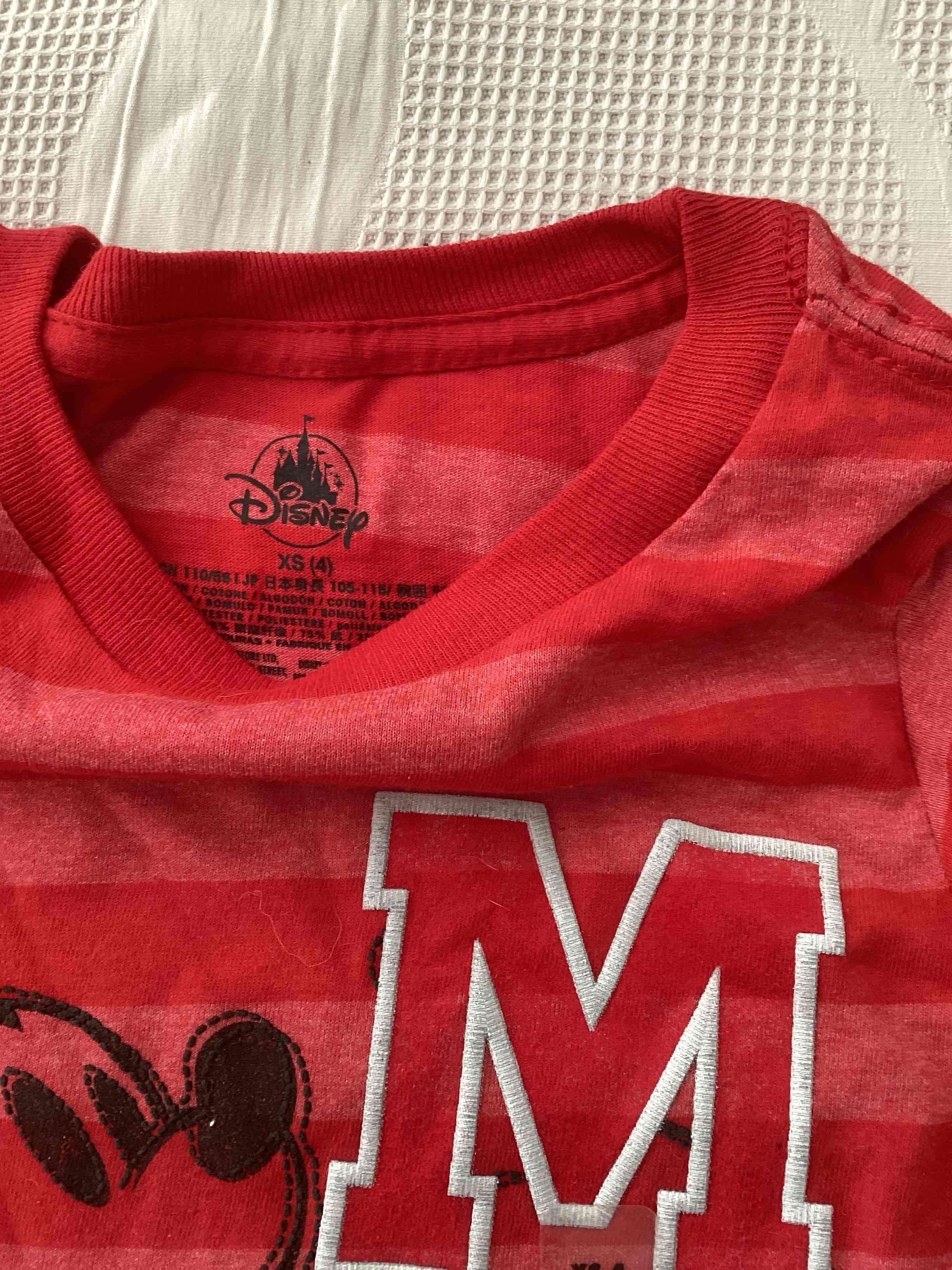 Polera roja Mickey Disney talla 4 - miniatura 2