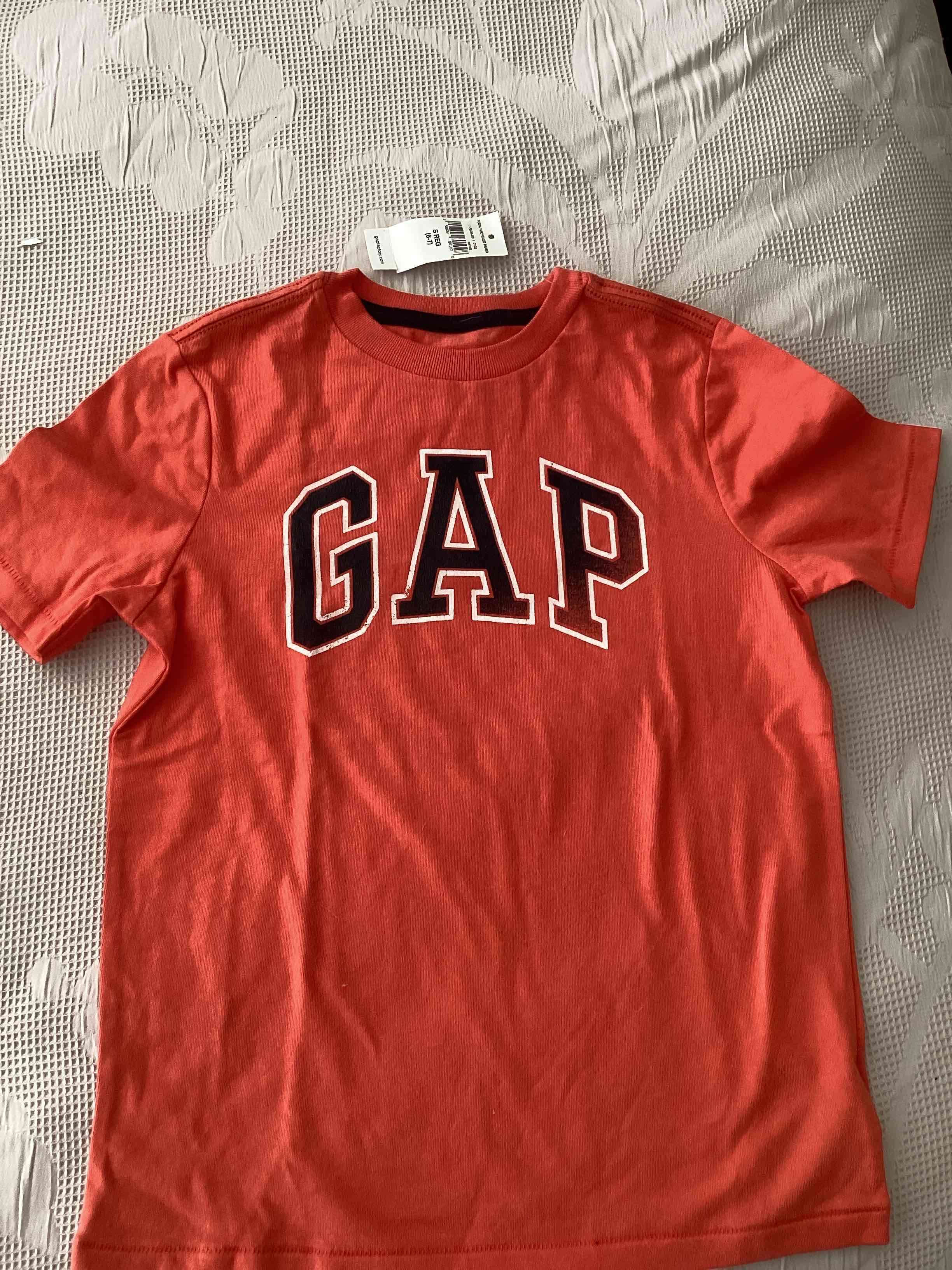 Polera naranja GAP para niños manga corta - miniatura 1
