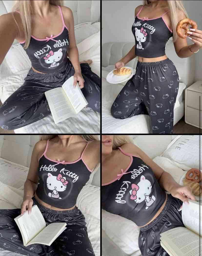 Pijama negro Hello Kitty - miniatura 2