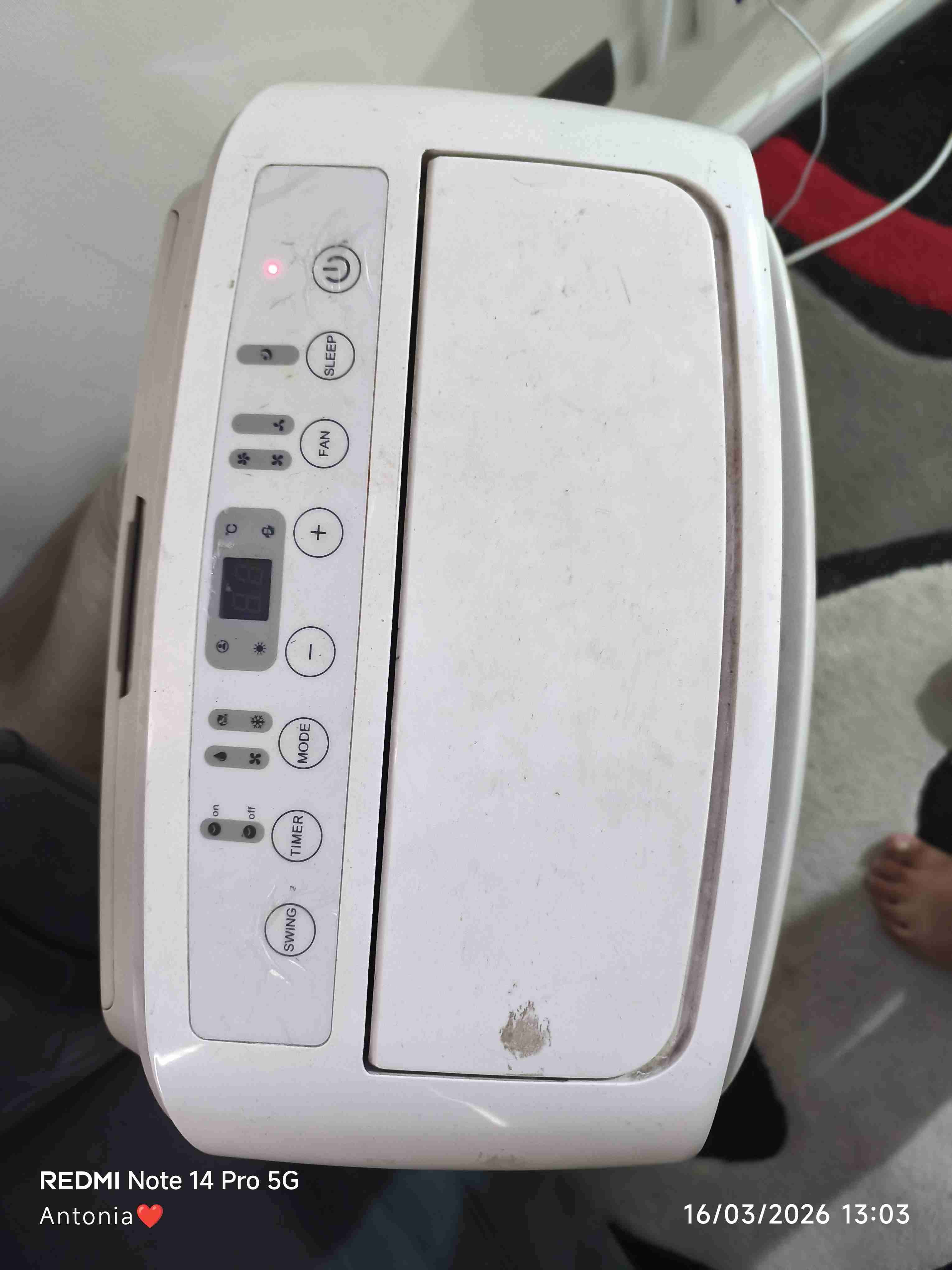 Aire acondicionado portátil blanco - miniatura 2