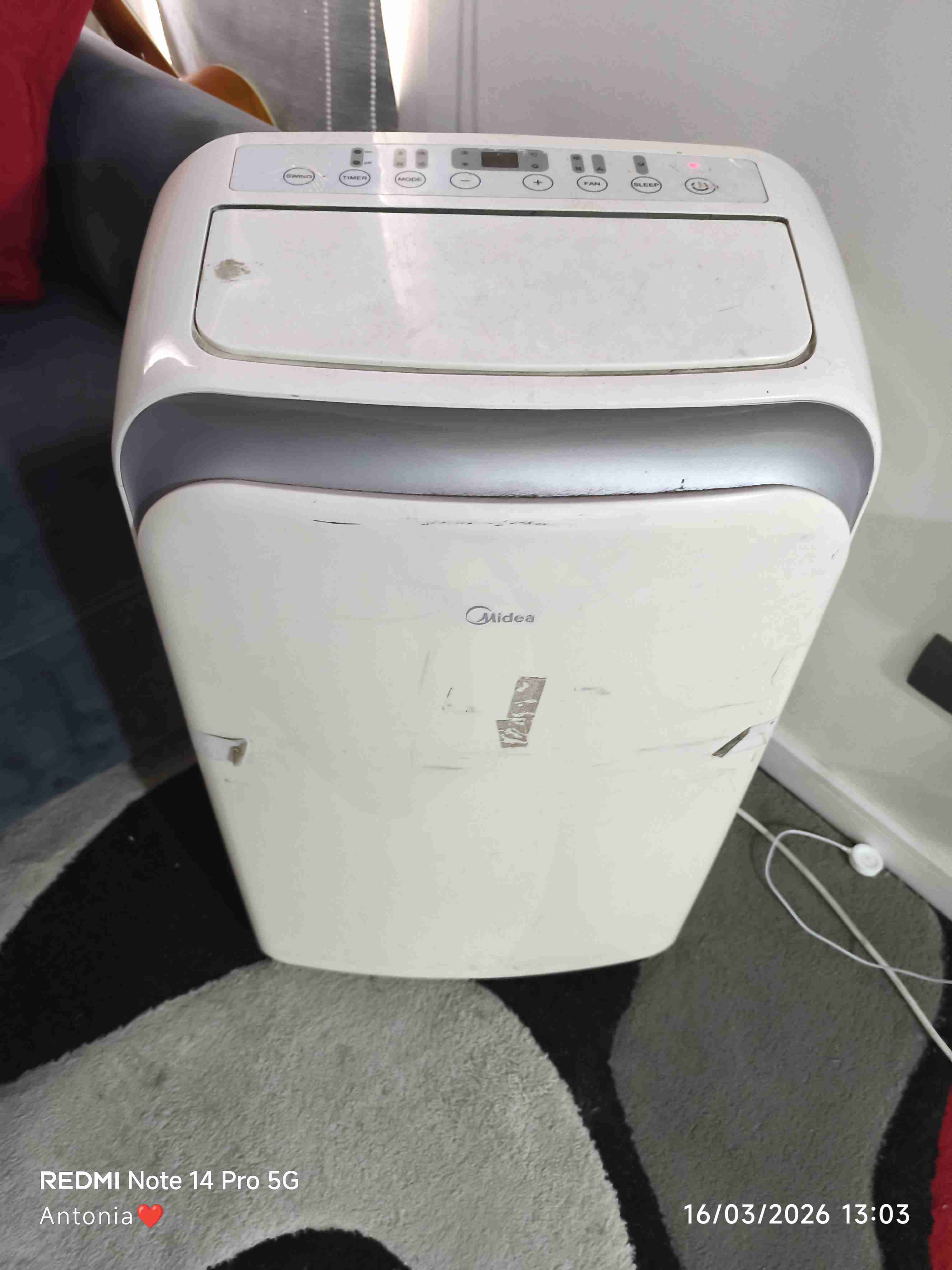 Aire acondicionado portátil blanco - miniatura 3