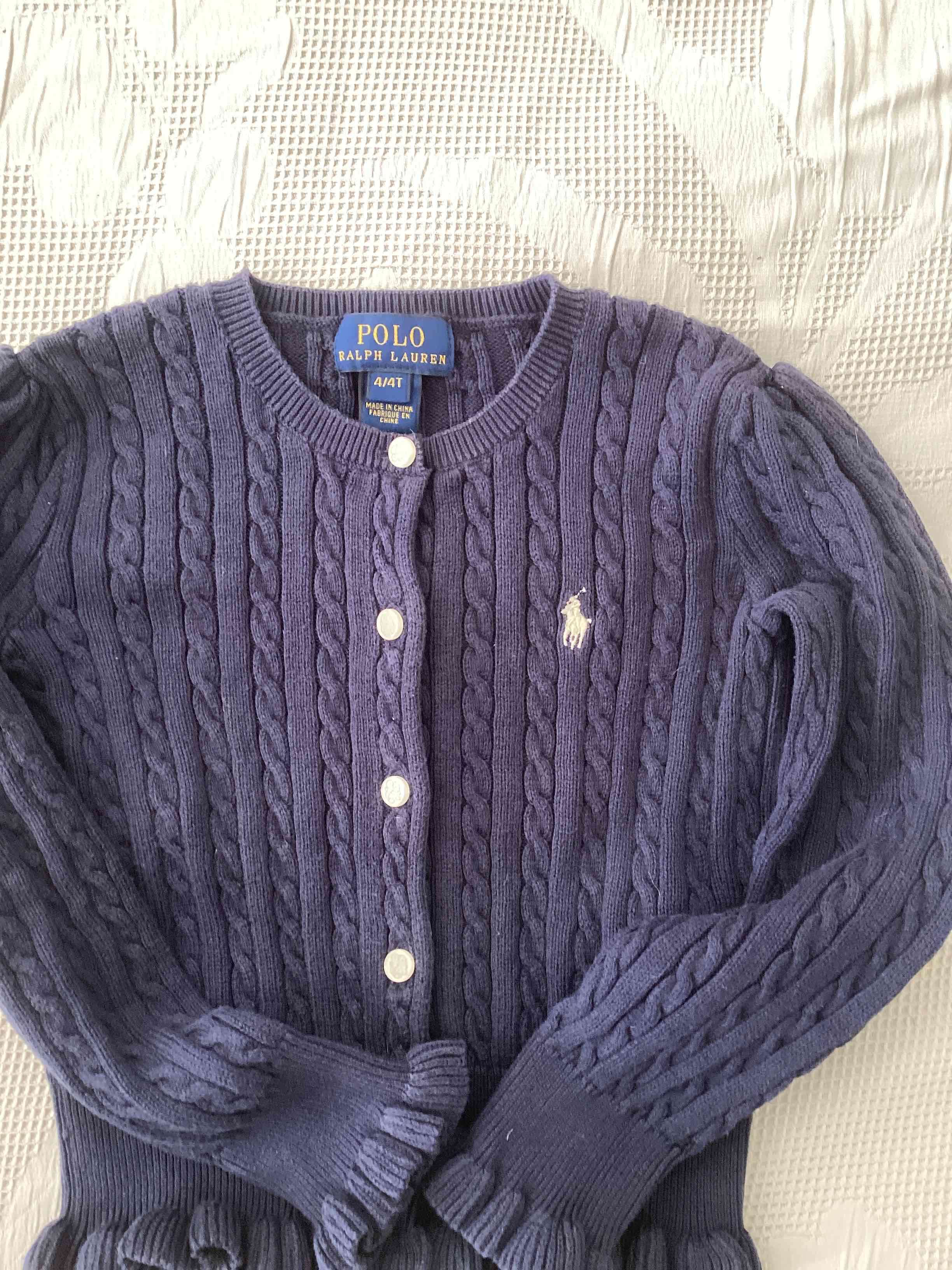 Chaleco azul marino Polo Ralph Lauren para niña - miniatura 2