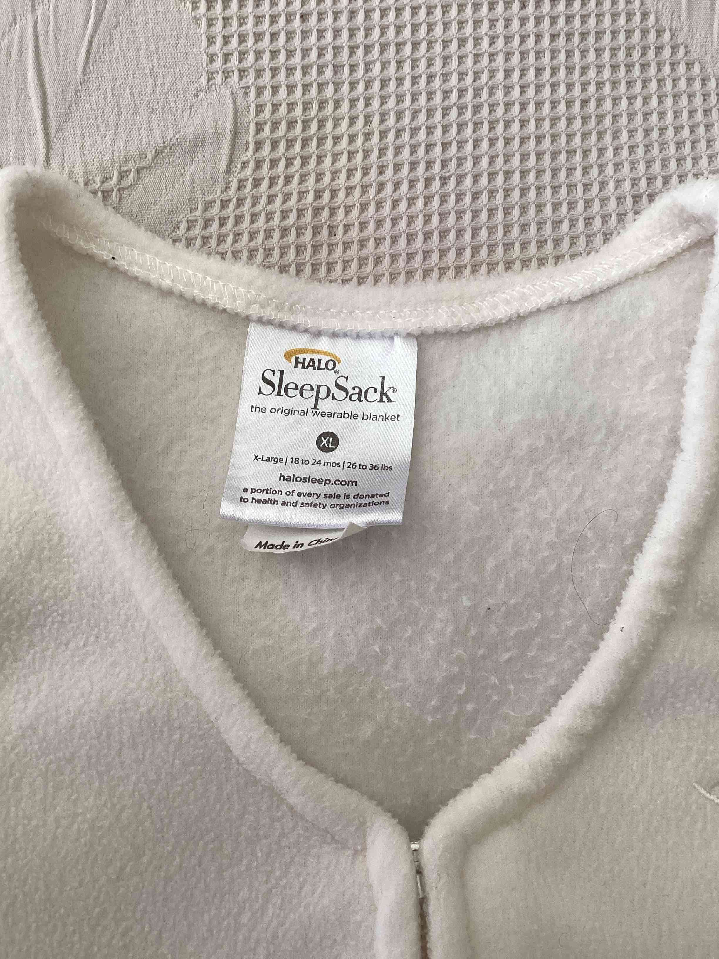 Saco de dormir blanco para bebé - miniatura 2