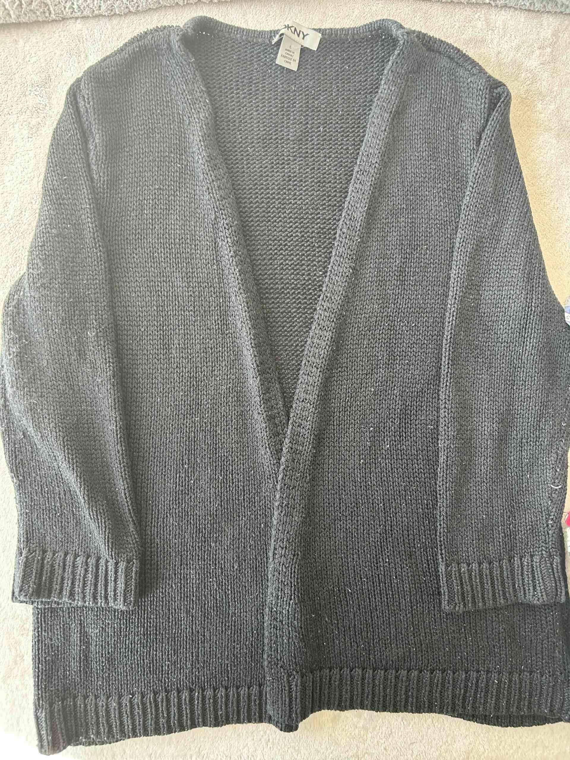 Cárdigan negro DKNY - miniatura 2