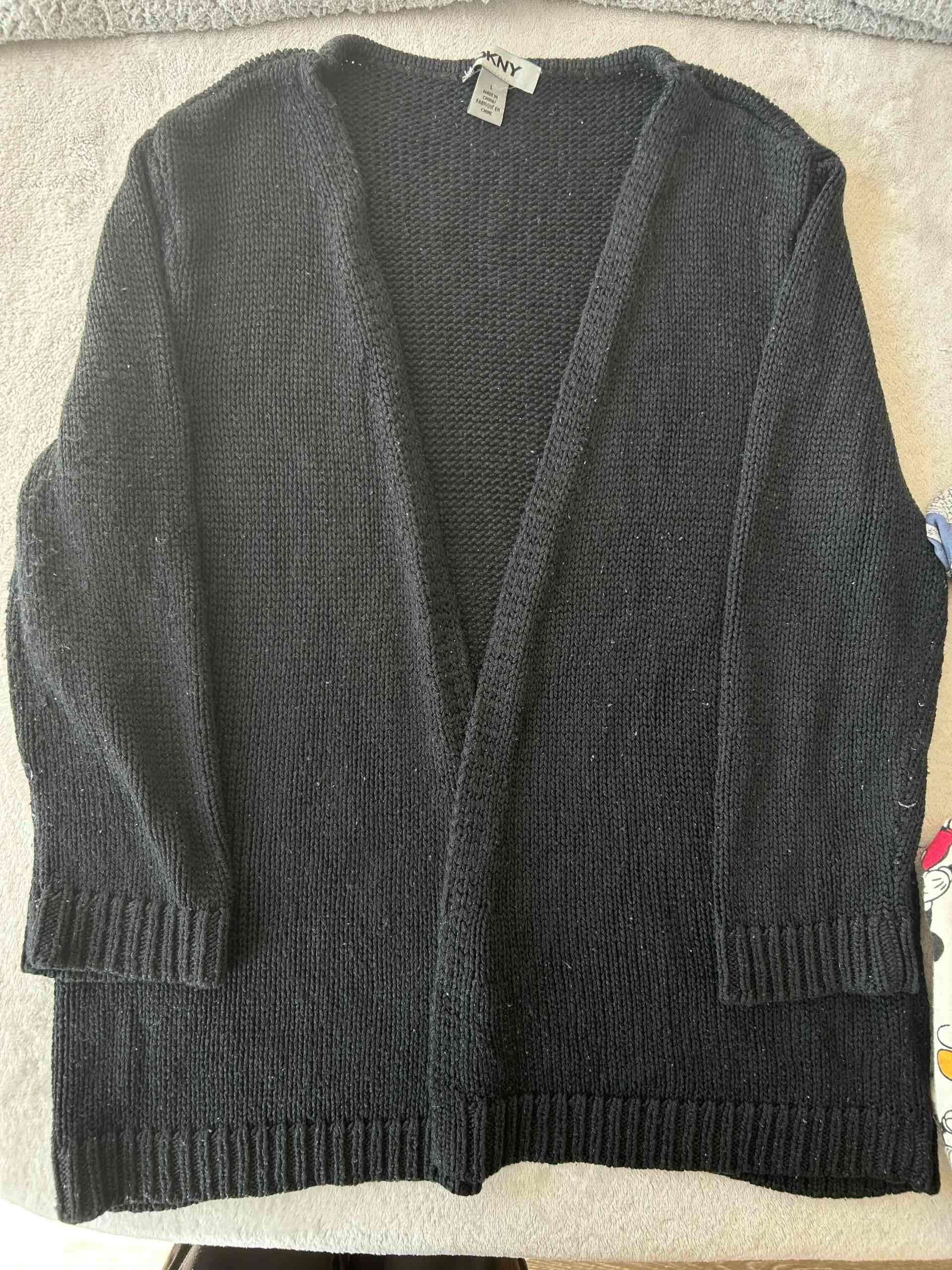 Cárdigan negro DKNY - miniatura 3