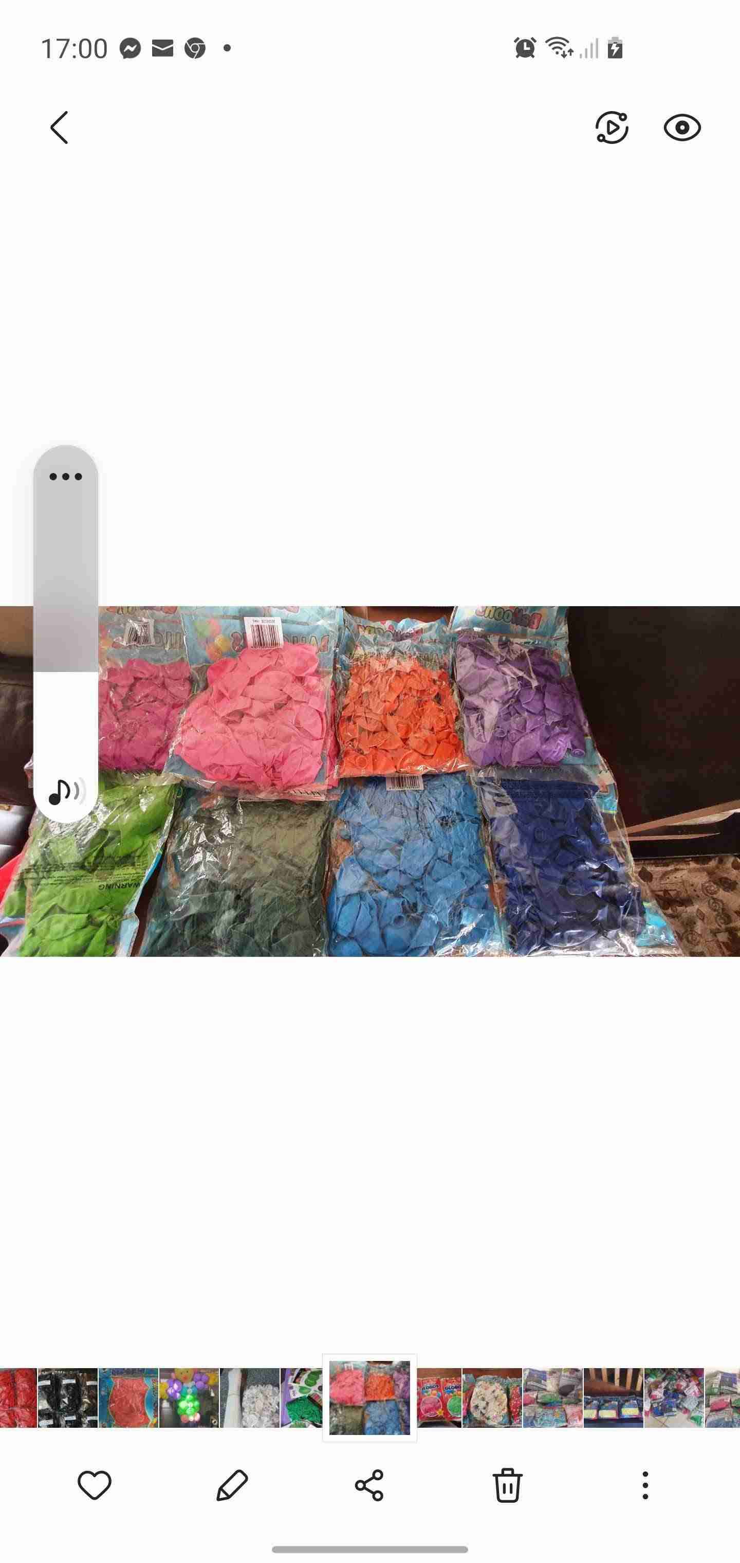 Bolsa de globos multicolores - miniatura 1