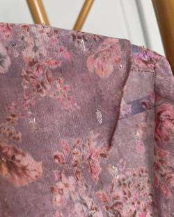 Blusa  Zara floral de gasa - miniatura 5