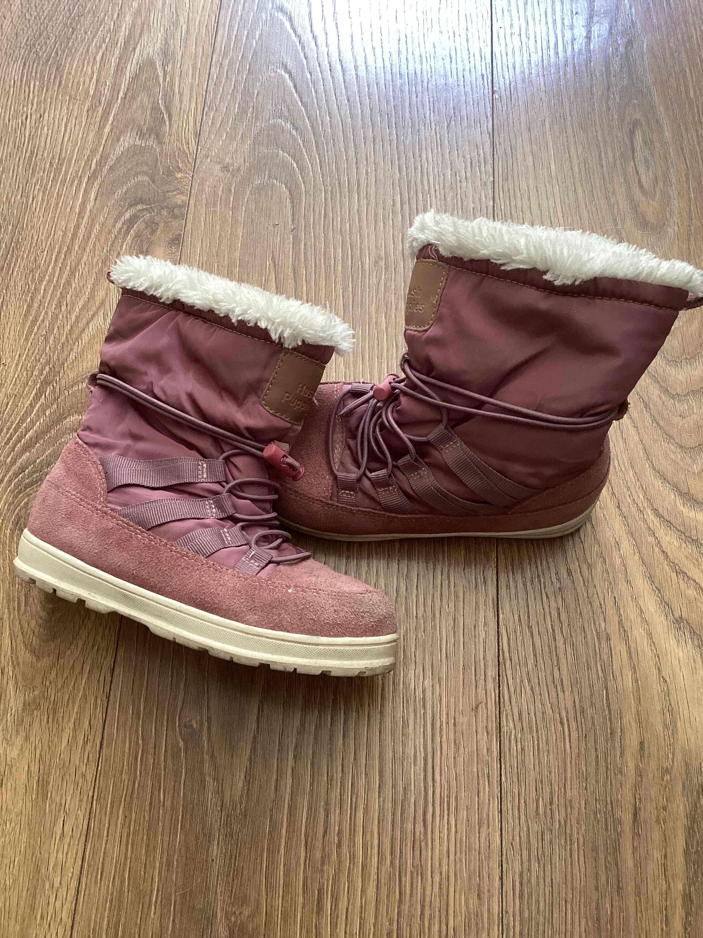 Botas de invierno rosadas Hush Puppies Talla 28 - miniatura 1