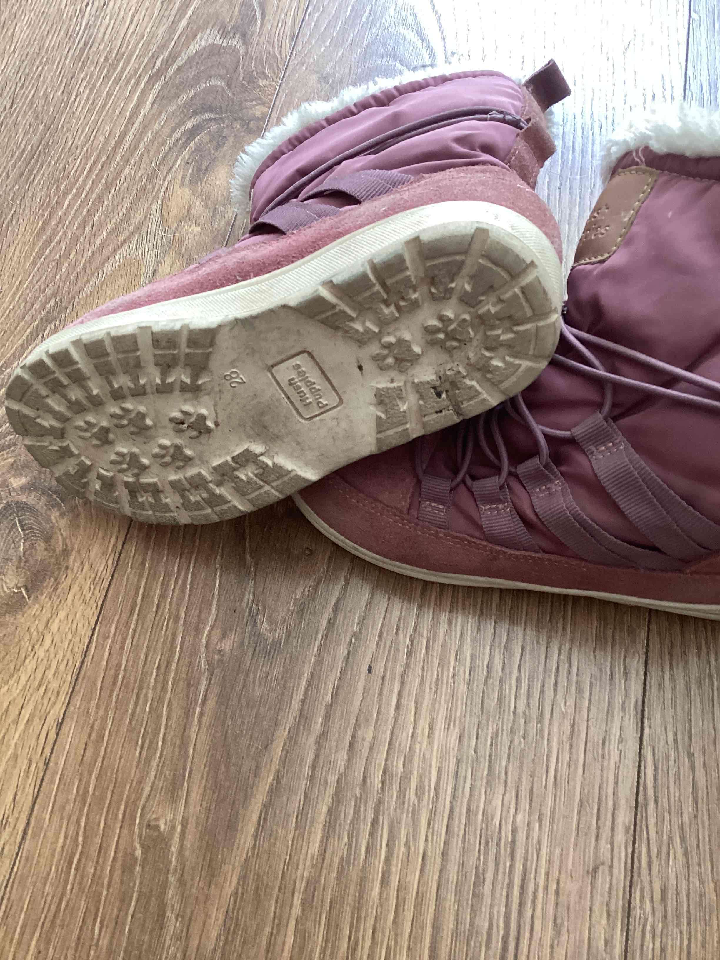 Botas de invierno rosadas Hush Puppies Talla 28 - miniatura 2