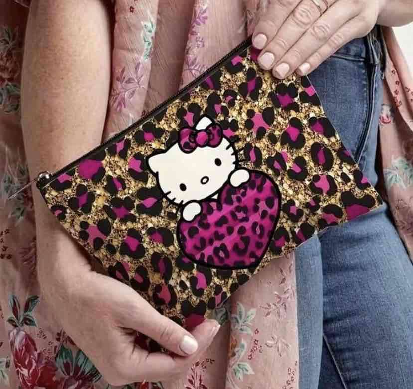 Neceser estampado con dibujo