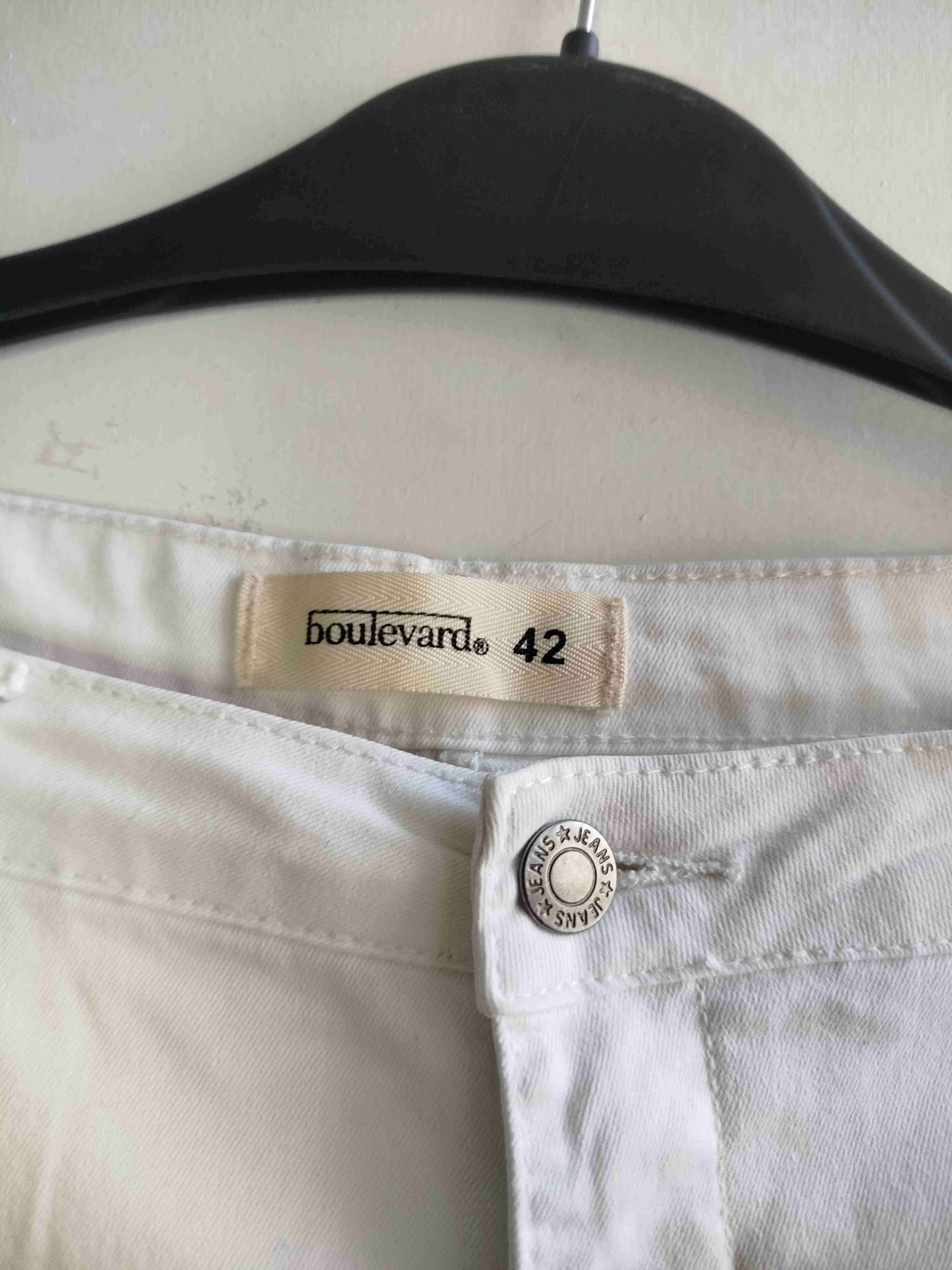 Pantalones blancos mujer talla 42 - miniatura 3