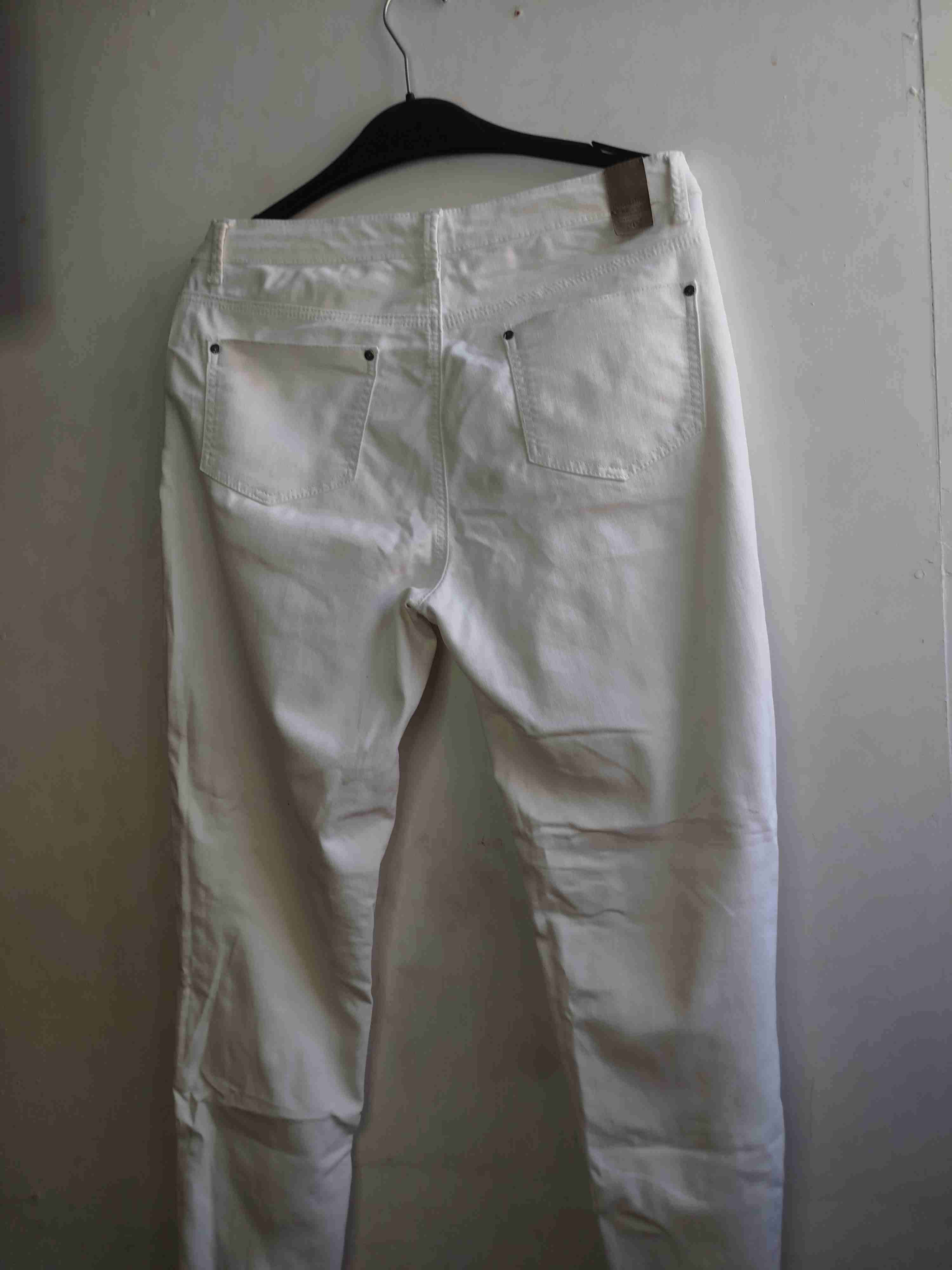 Pantalones blancos mujer talla 42 - miniatura 4