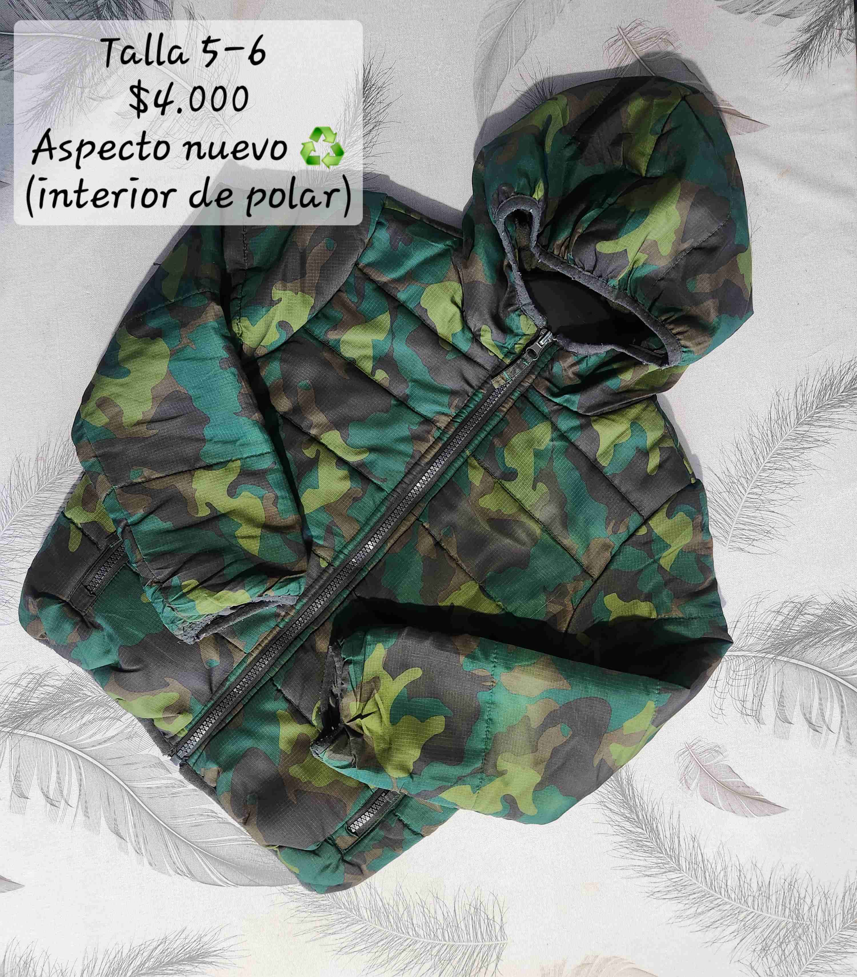 Chaqueta camuflaje infantil