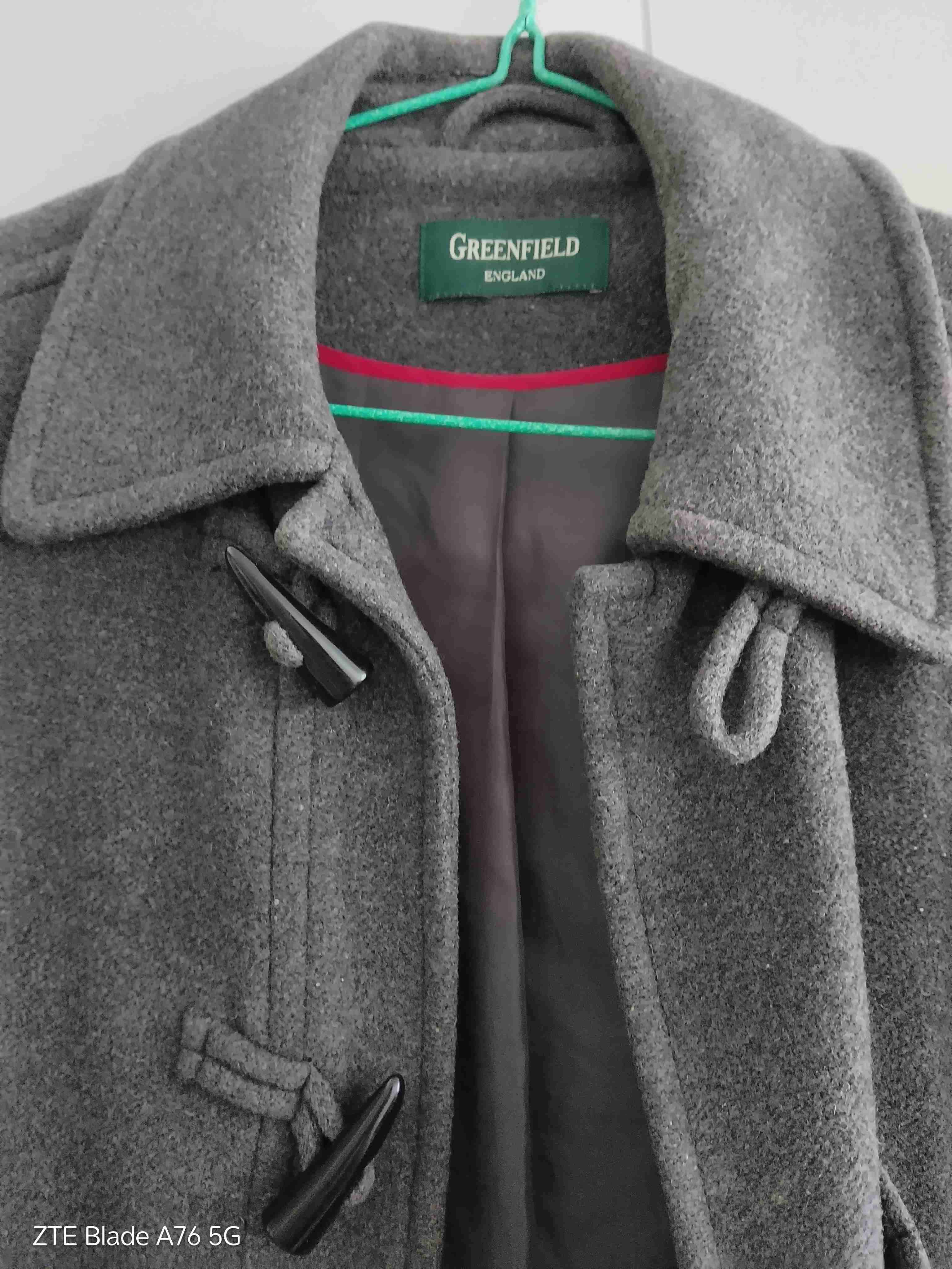 Abrigo gris con ojales - miniatura 2