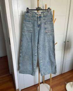 Jeans mujer wide leg lolita pocket - miniatura 1