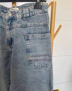 Jeans mujer wide leg lolita pocket - miniatura 2