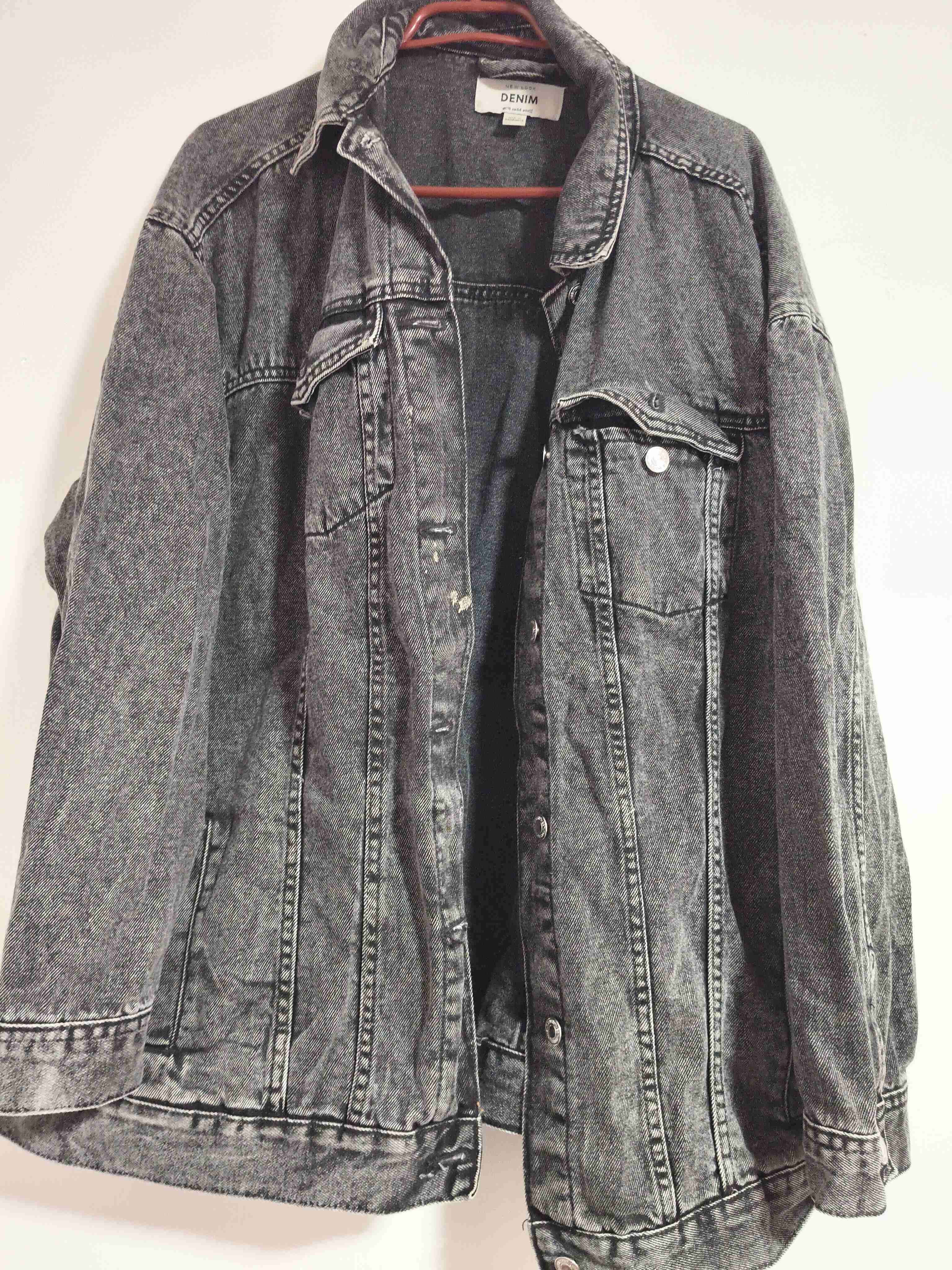 Chaqueta de mezclilla gris - miniatura 1