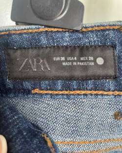 Jeans azul mujer Zara - miniatura 4