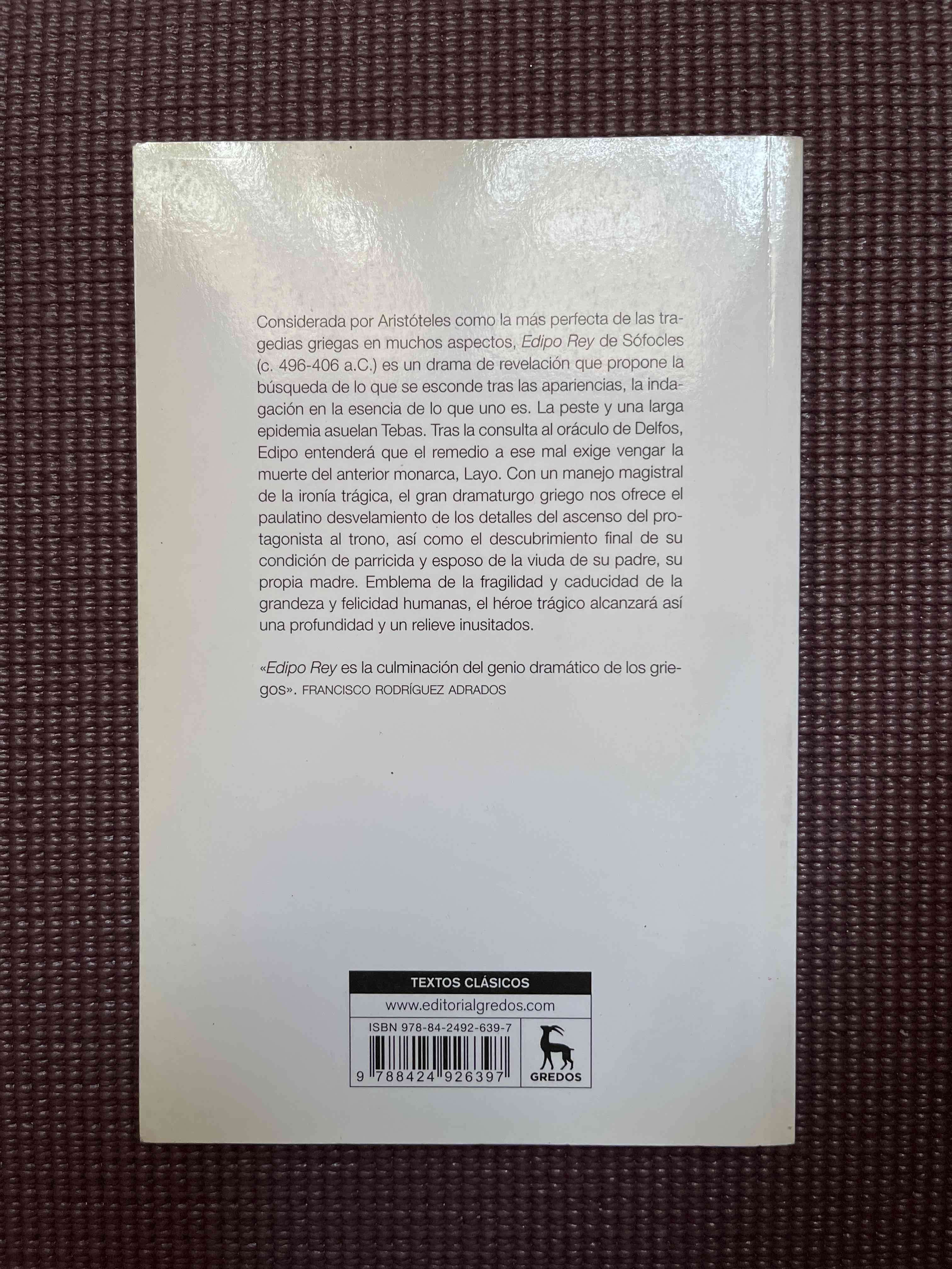 Libro Sófocles - Edipo Rey - miniatura 2