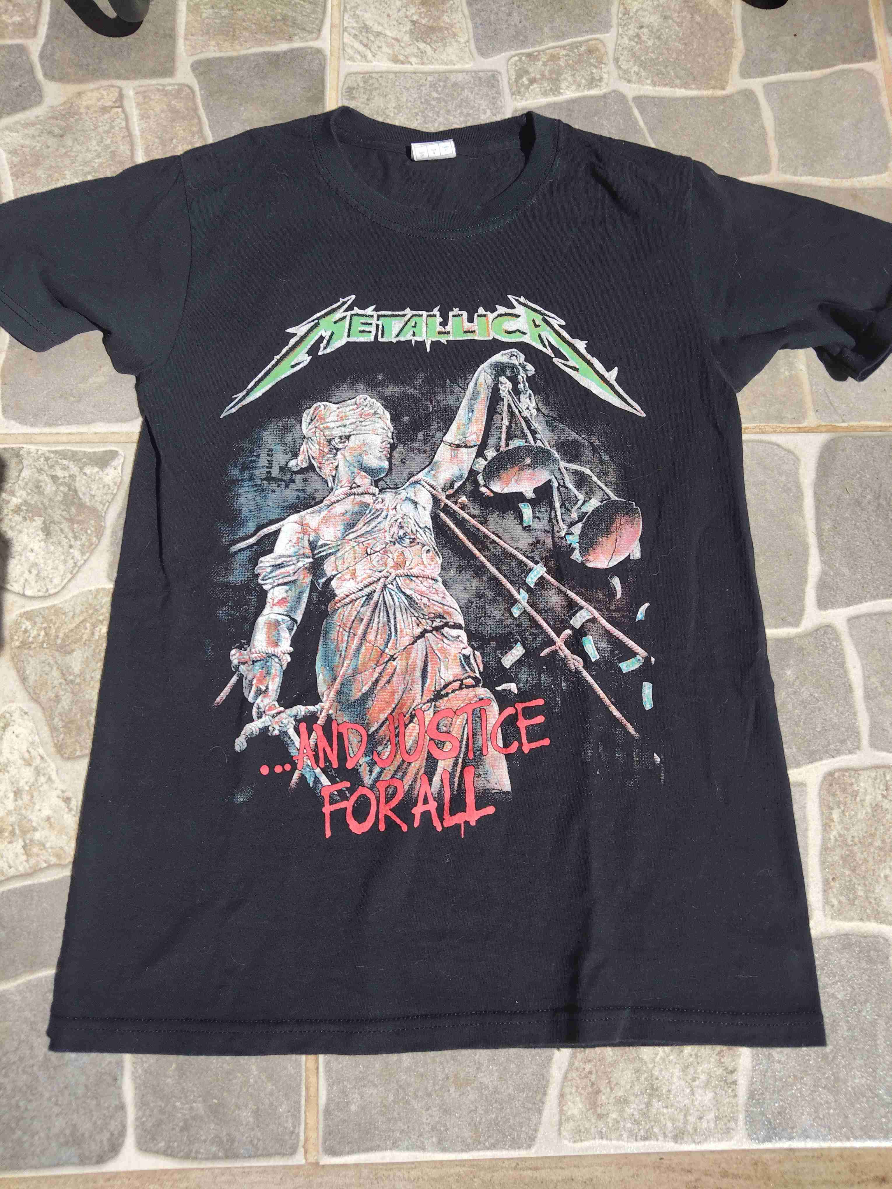 Polera Metallica Estampado Talla S - miniatura 1