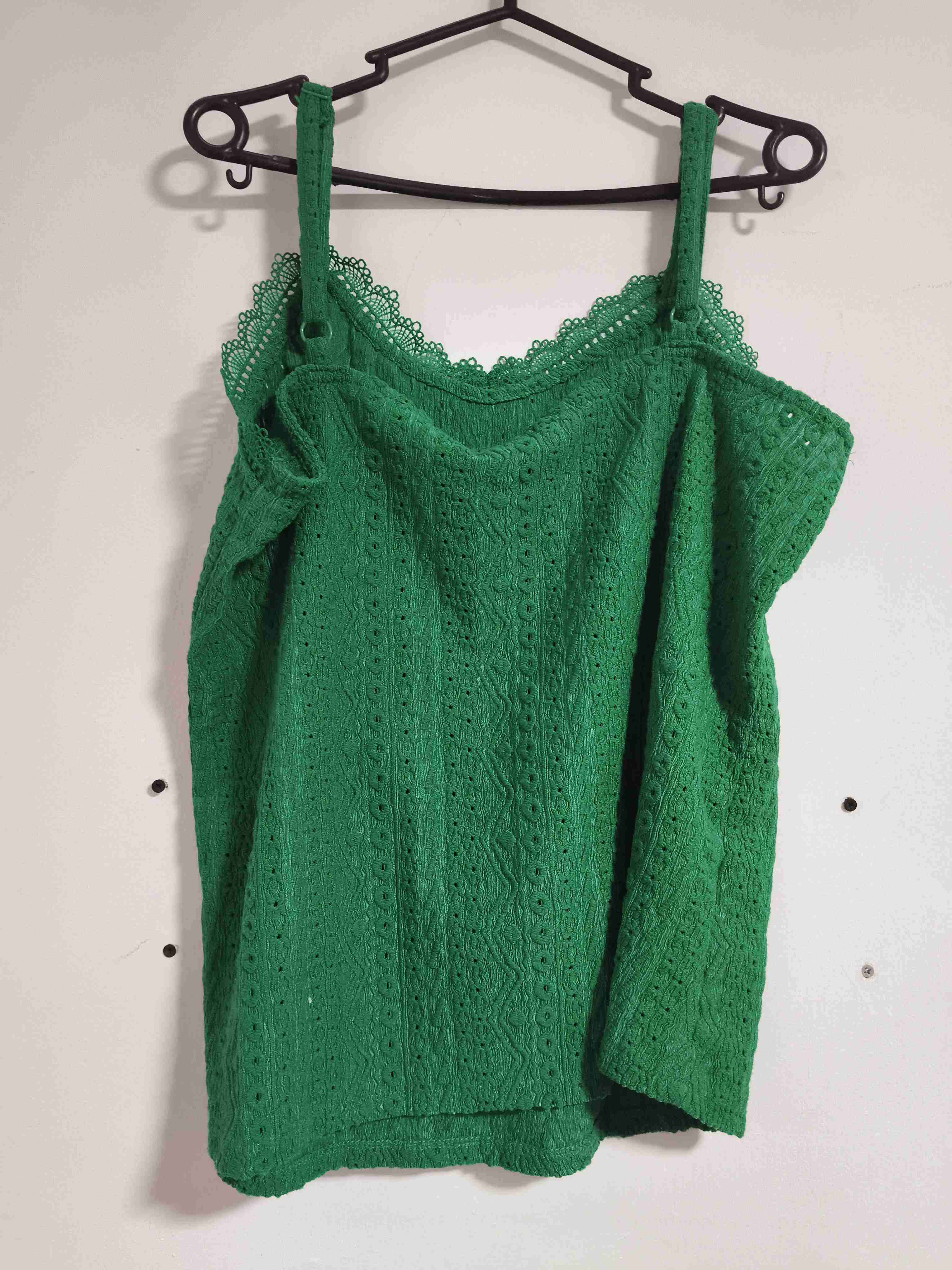 Polera verde encaje - miniatura 2