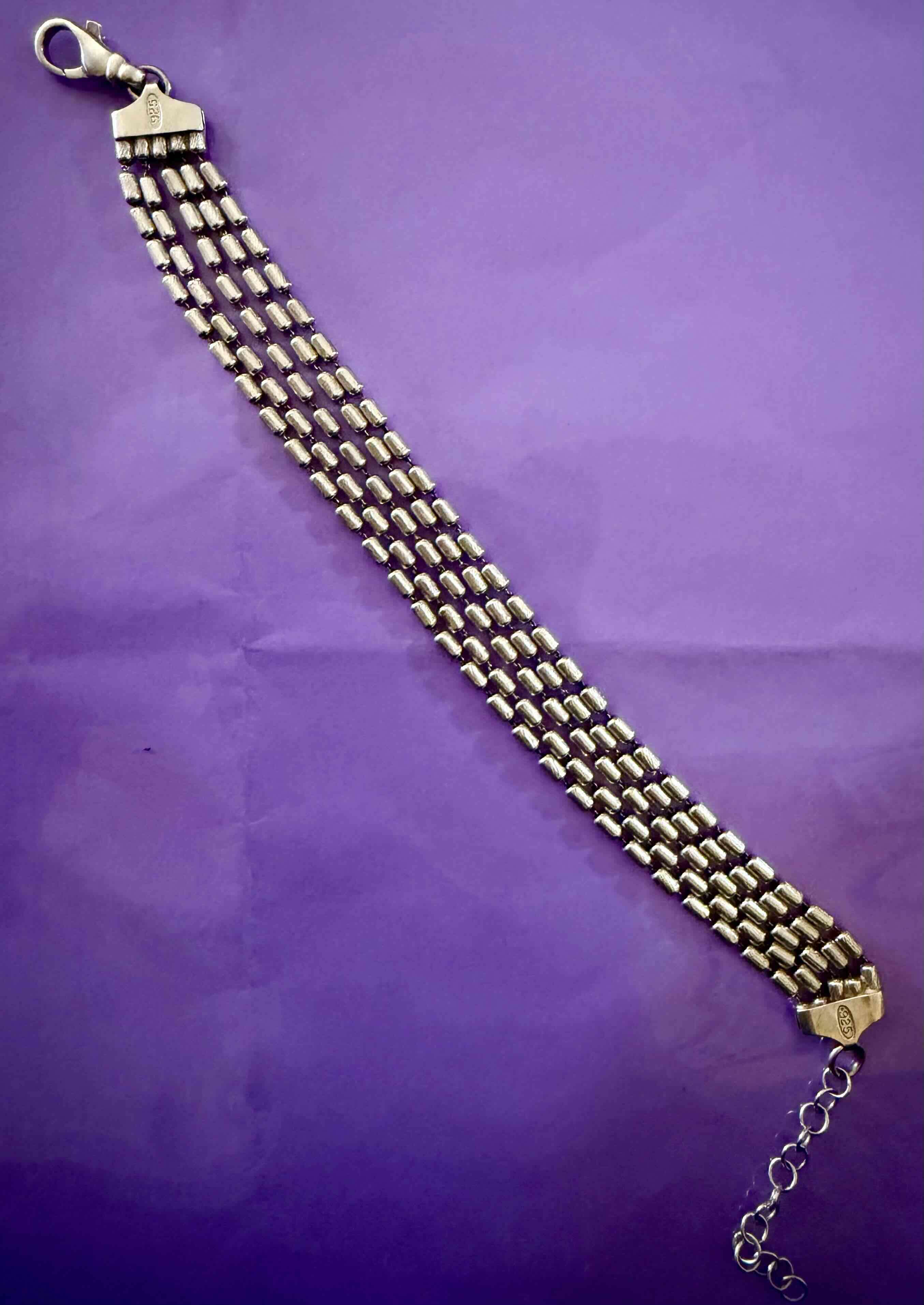 Pulsera de plata elegante - miniatura 1