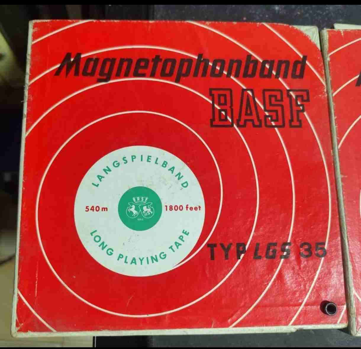 Cinta magnetofónica BASF LGS 35 - miniatura 1